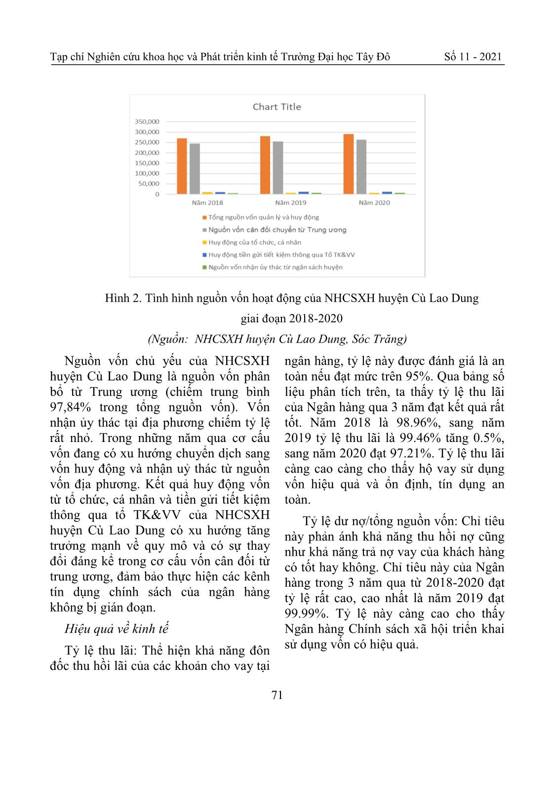 Các nhân tố ảnh hưởng đến hiệu quả sử dụng vốn vay của hộ nghèo tại ngân hàng chính sách xã hội huyện Cù lao dung, tỉnh Sóc Trăng trang 9