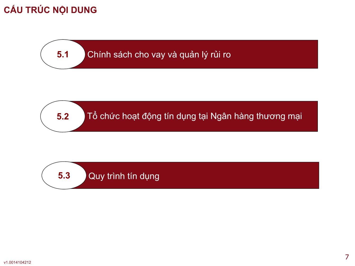 Tín dụng ngân hàng - Bài 5: Quy trình cho vay của các ngân hàng thương mại Việt Nam trang 7