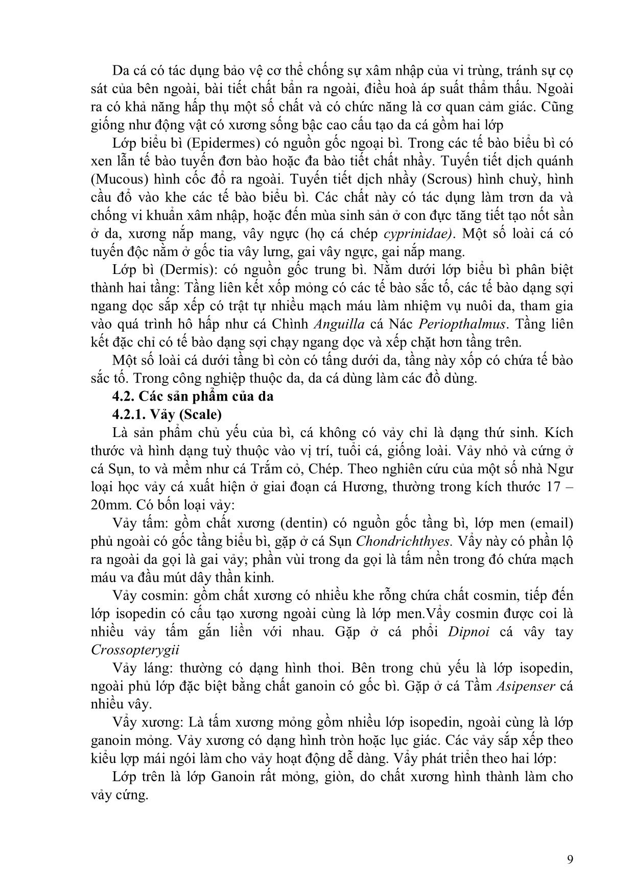 Bài giảng môn Ngư loại trang 9