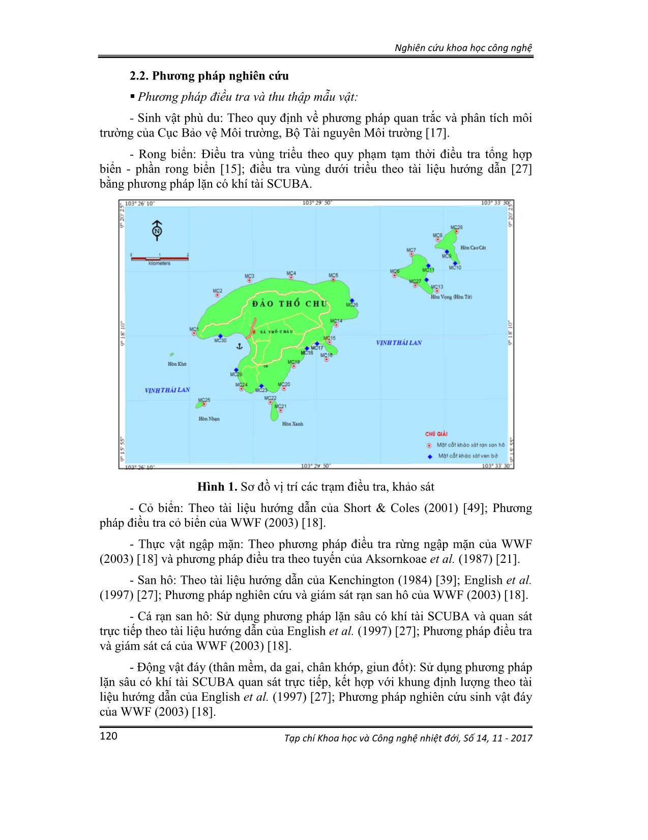 Đa dạng loài sinh vật biển quần đảo Thổ Châu, tỉnh Kiên Giang trang 2