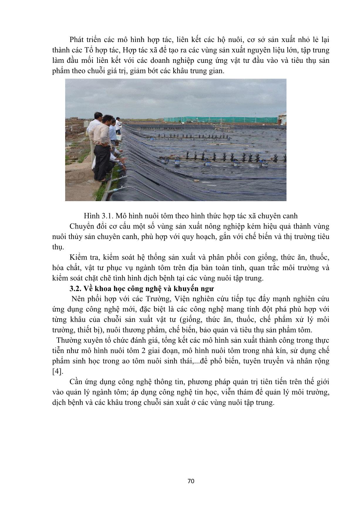 Giải pháp nuôi tôm công nghiệp tại huyện Thạnh phú, tỉnh Bến Tre trang 4