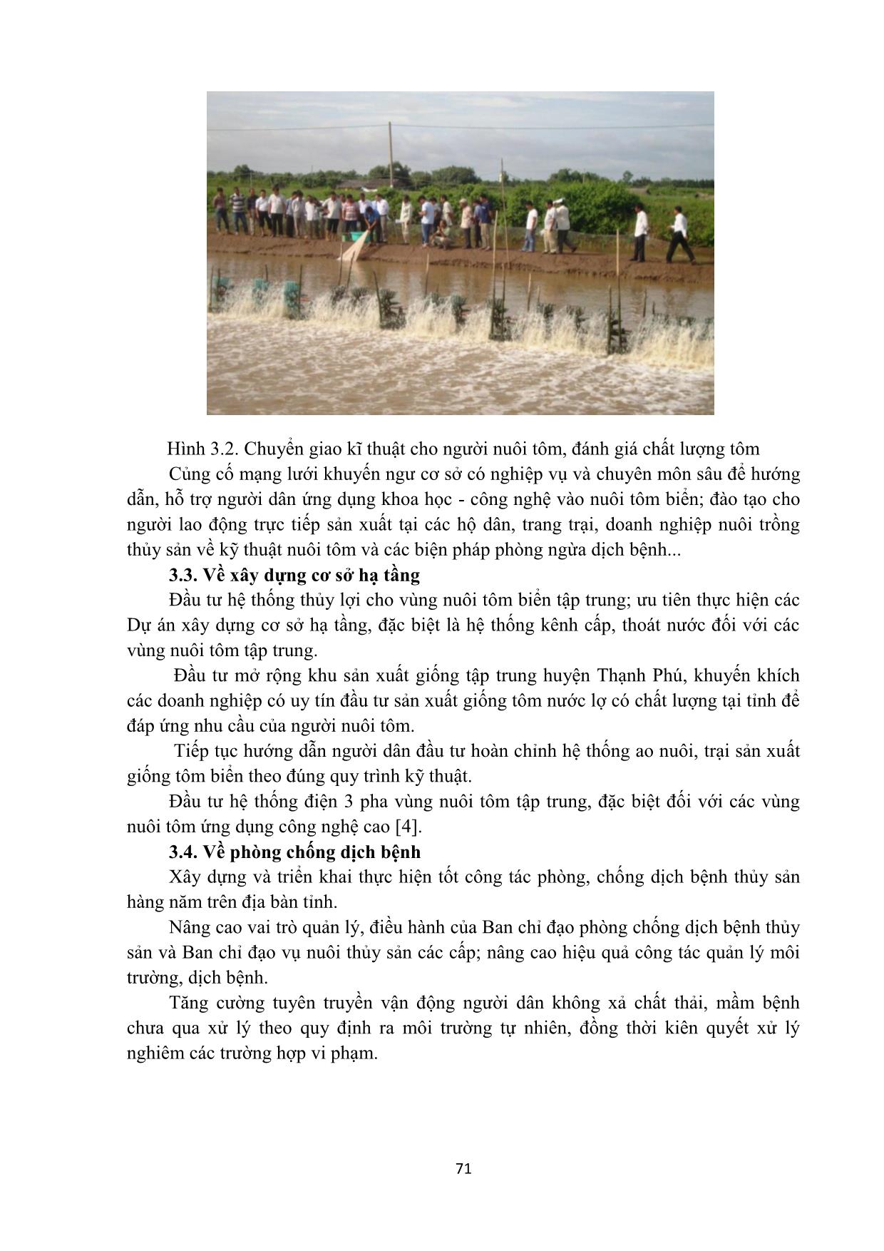 Giải pháp nuôi tôm công nghiệp tại huyện Thạnh phú, tỉnh Bến Tre trang 5