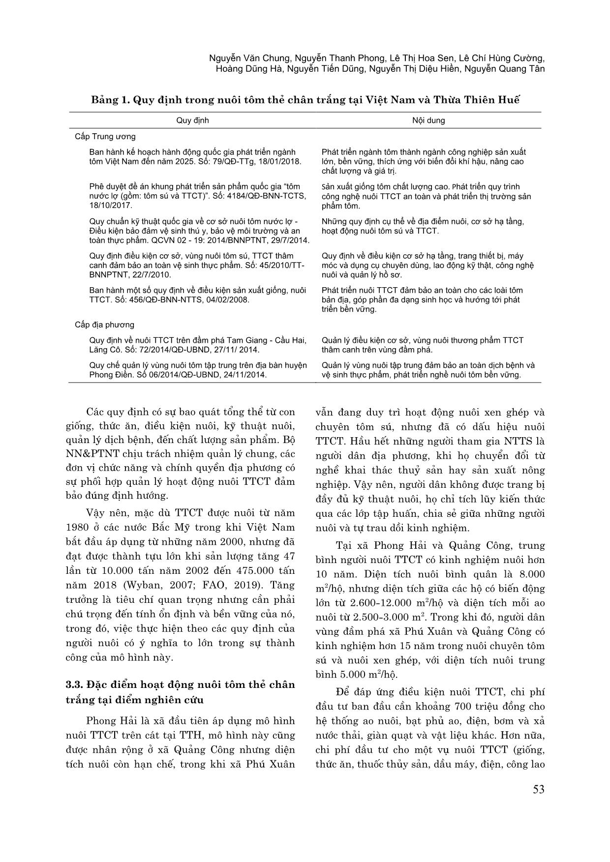 Khoảng cách giữa quy định và thực hiện trong nuôi tôm thẻ chân trắng tại Thừa Thiên Huế trang 4
