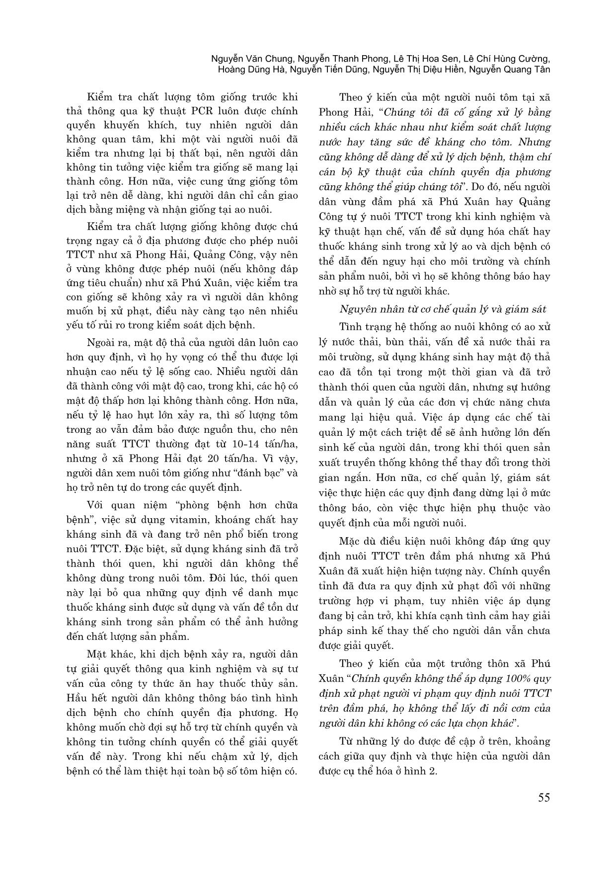 Khoảng cách giữa quy định và thực hiện trong nuôi tôm thẻ chân trắng tại Thừa Thiên Huế trang 6