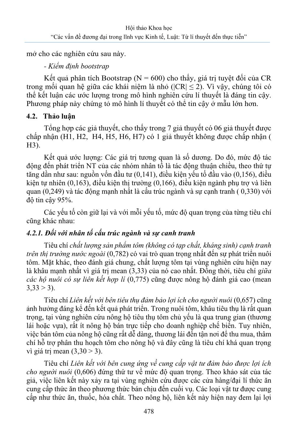 Nhân tố ảnh hưởng đến phát triển nuôi tôm tại tỉnh Trà Vinh trang 9