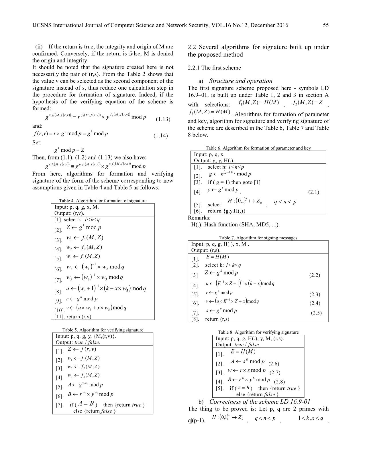 A new construction method of digital signature algorithms trang 3