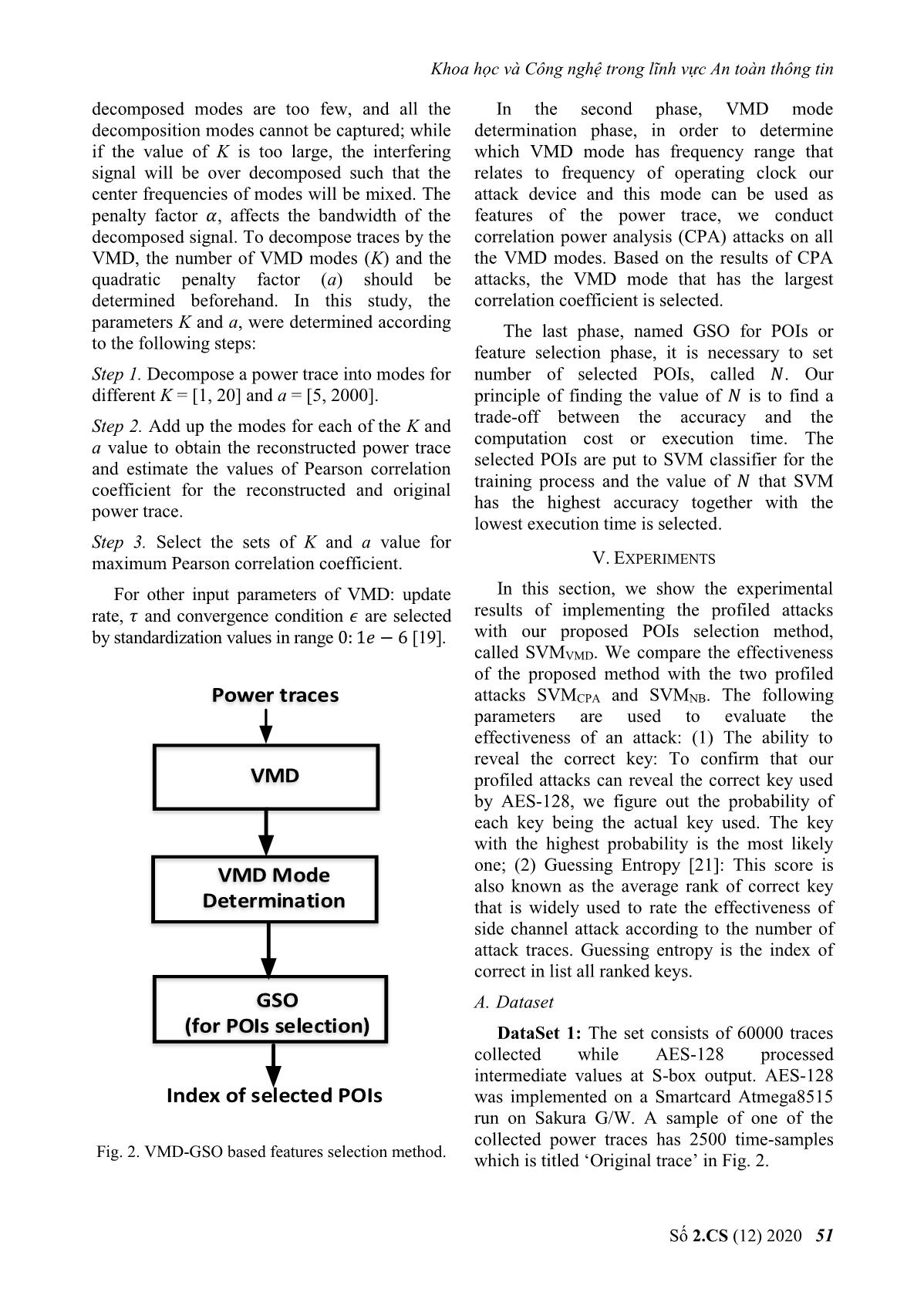 A novel points of interest selection method for svm - Based profiled attacks trang 7