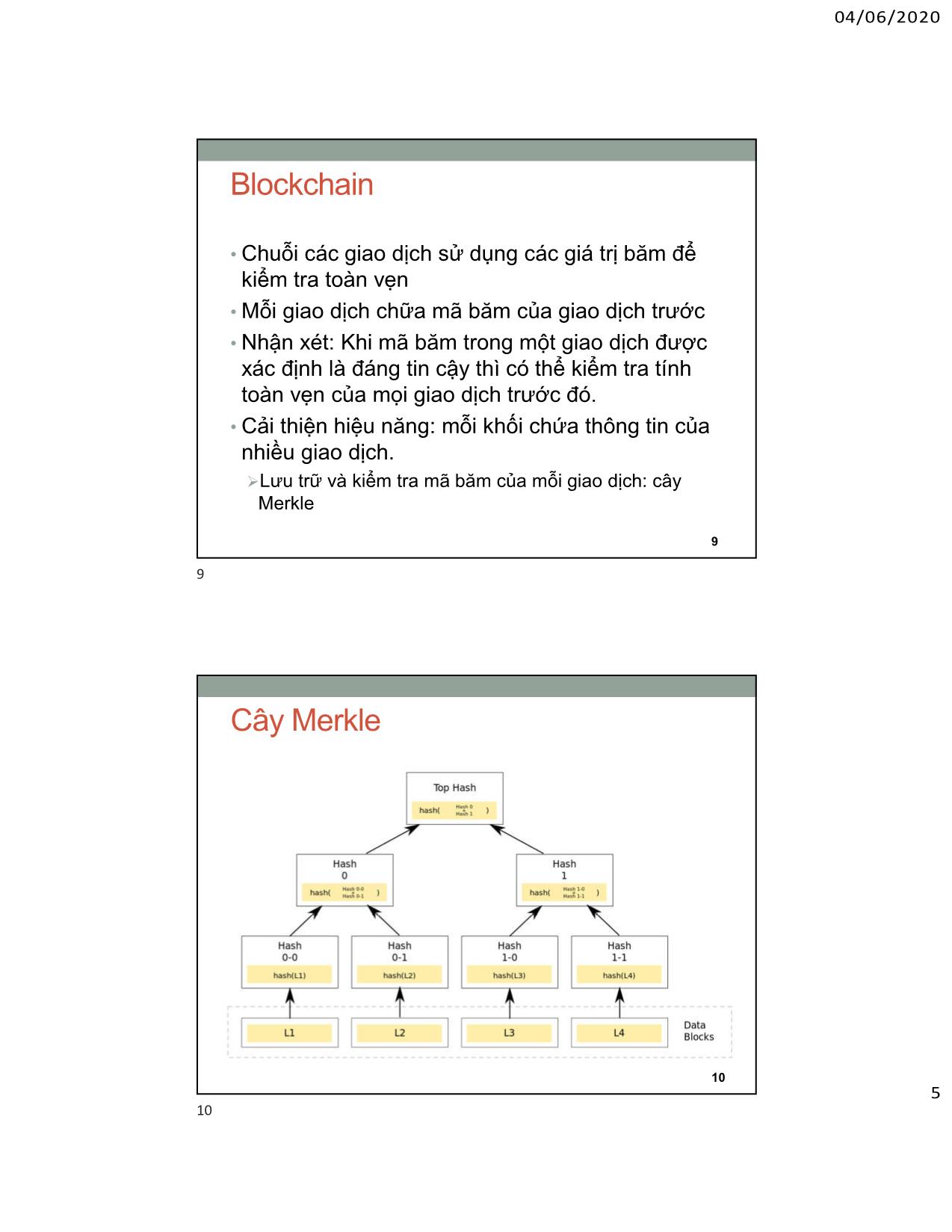 An ninh mạng máy tính - Bài 9: Blockchain trang 5