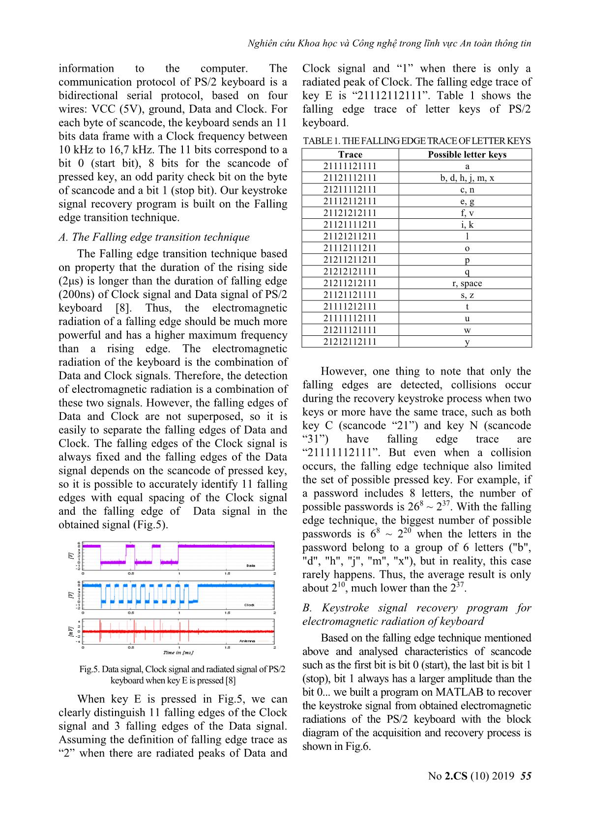 Information leakage through electromagnetic radiation of ps / 2 keyboard trang 5