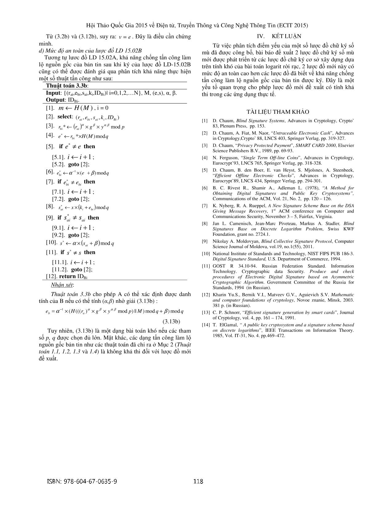 Phát triển lược đồ chữ ký số mù trang 7