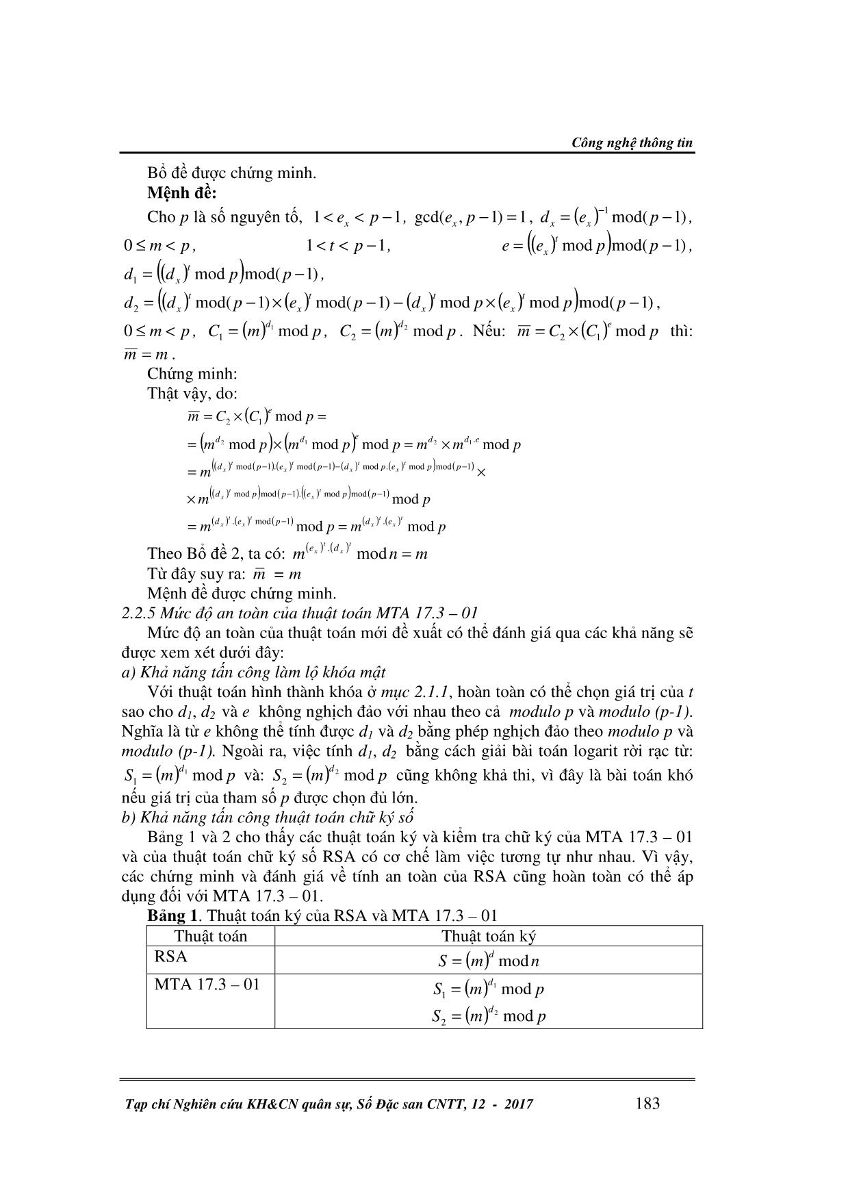Phát triển thuật toán chữ ký số dựa trên hệ mã Poligh - Hellman trang 4
