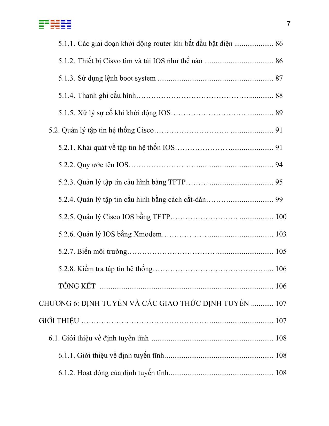 Giáo trình hệ tính CCNA 2 trang 7