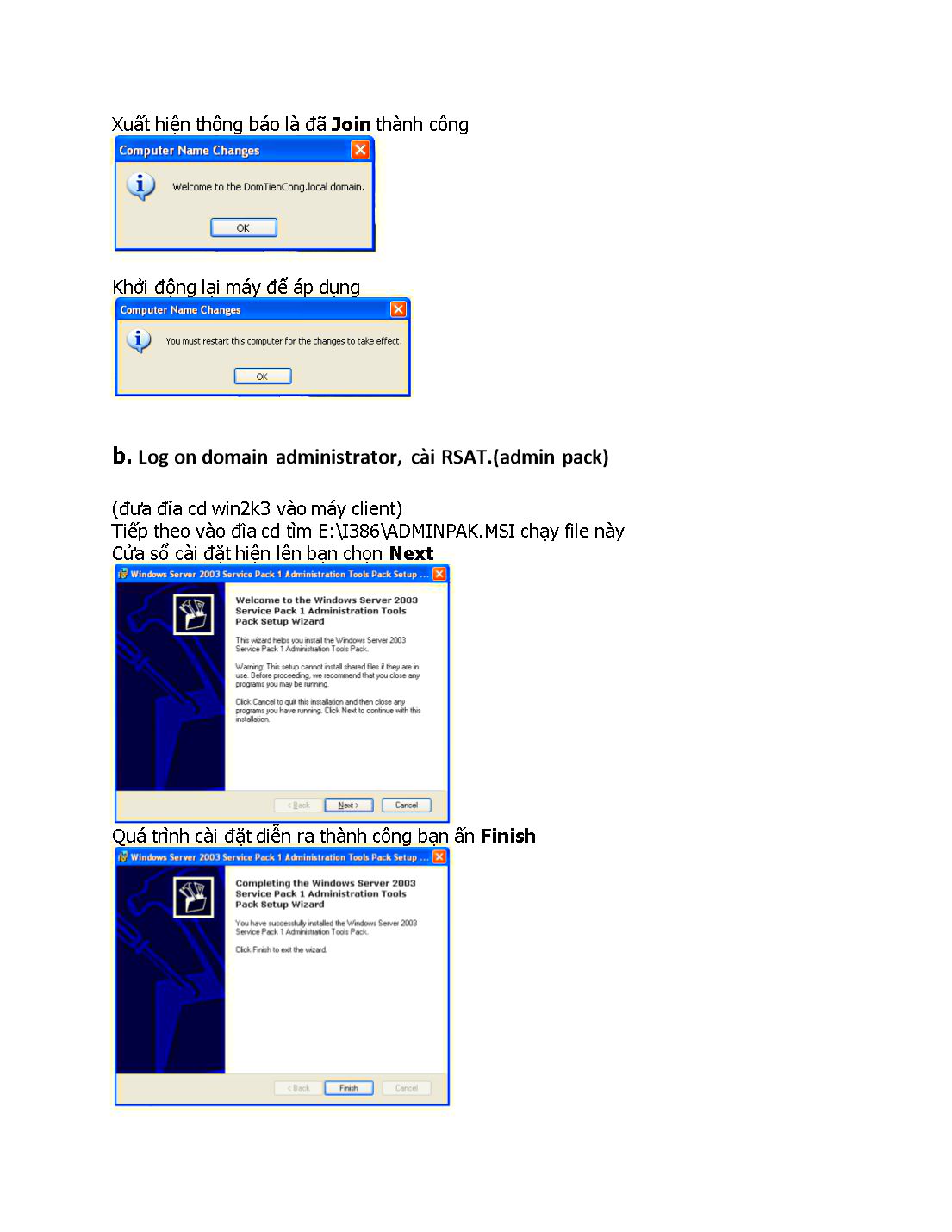 Đề tài Lap Windows server 2003 trang 10