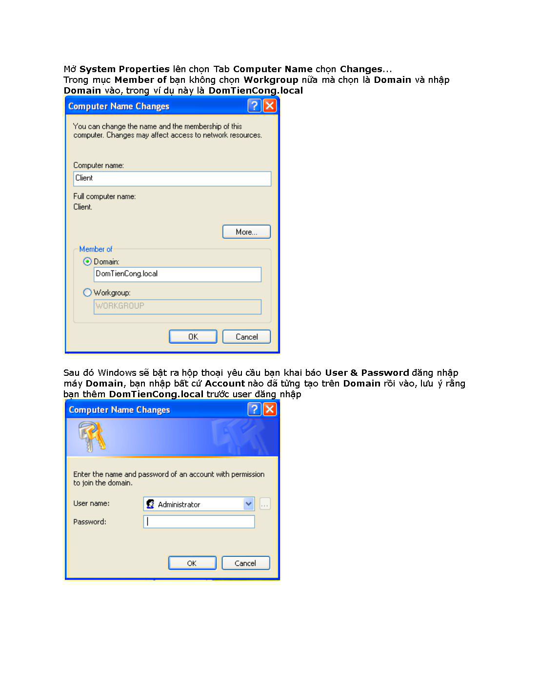 Đề tài Lap Windows server 2003 trang 9