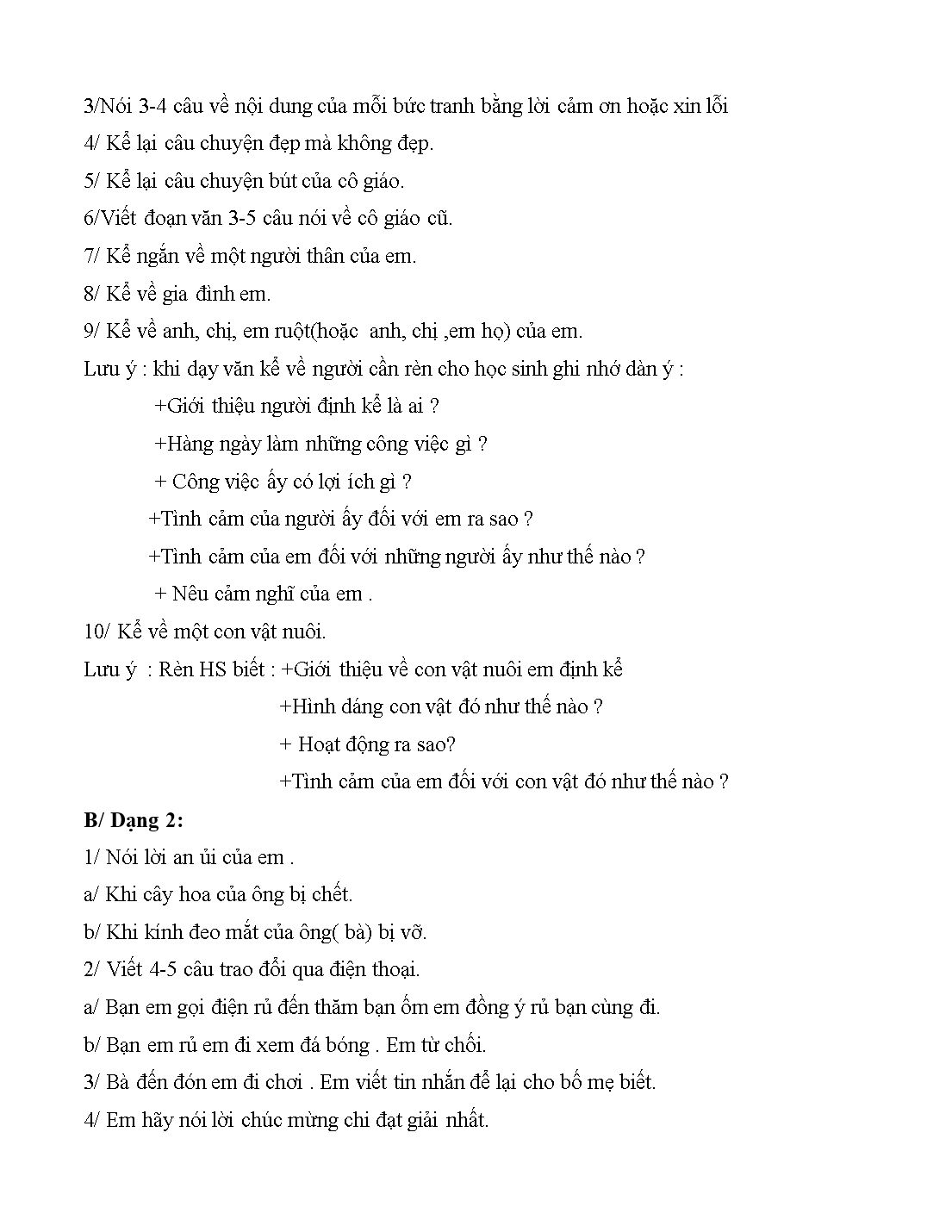 Đề cương ôn tập môn tiếng Việt lớp 2 trang 4