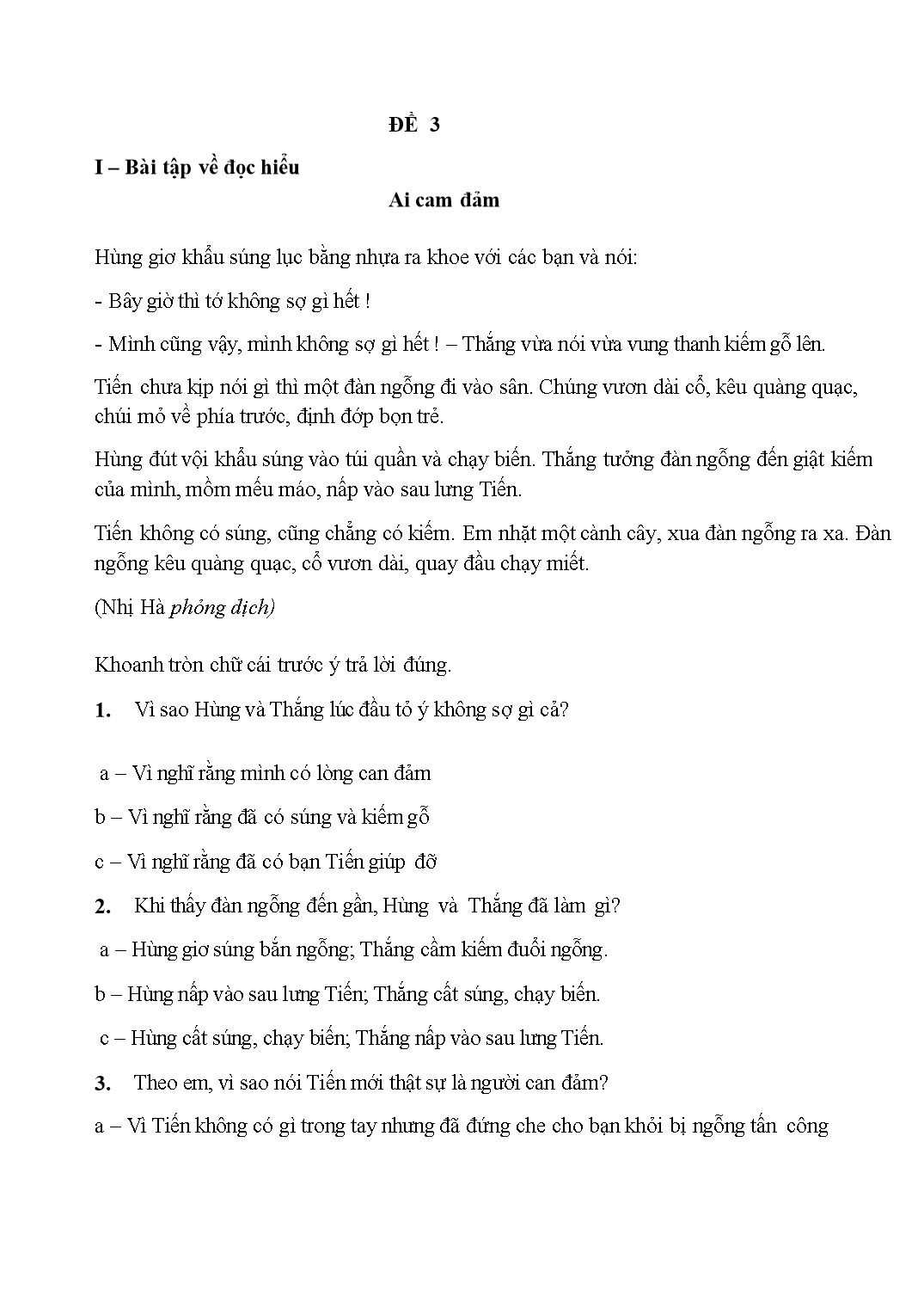 Đề cương ôn tập Tiếng Việt khối 2 trang 9