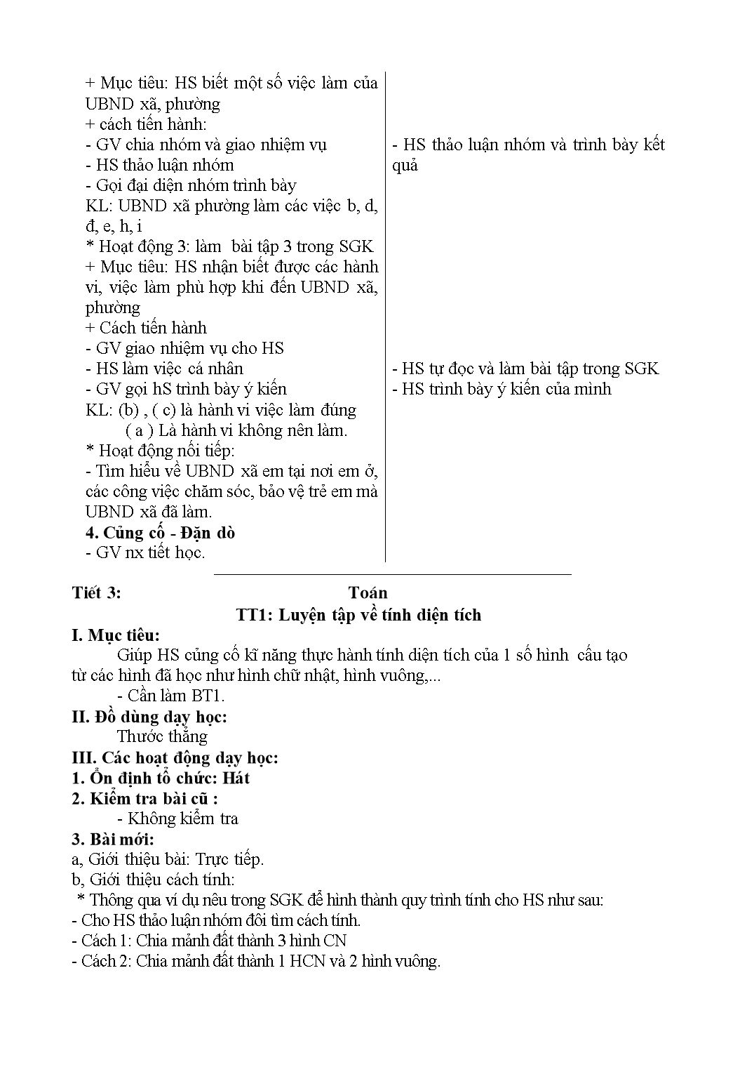 Giáo án tổng hợp các môn Lớp 5 - Tuần 21 - Năm học 2019-2020 trang 4