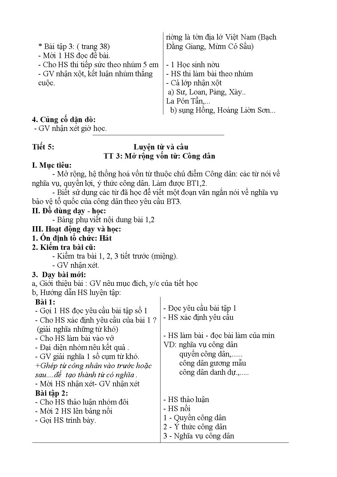 Giáo án tổng hợp các môn Lớp 5 - Tuần 21 - Năm học 2019-2020 trang 8