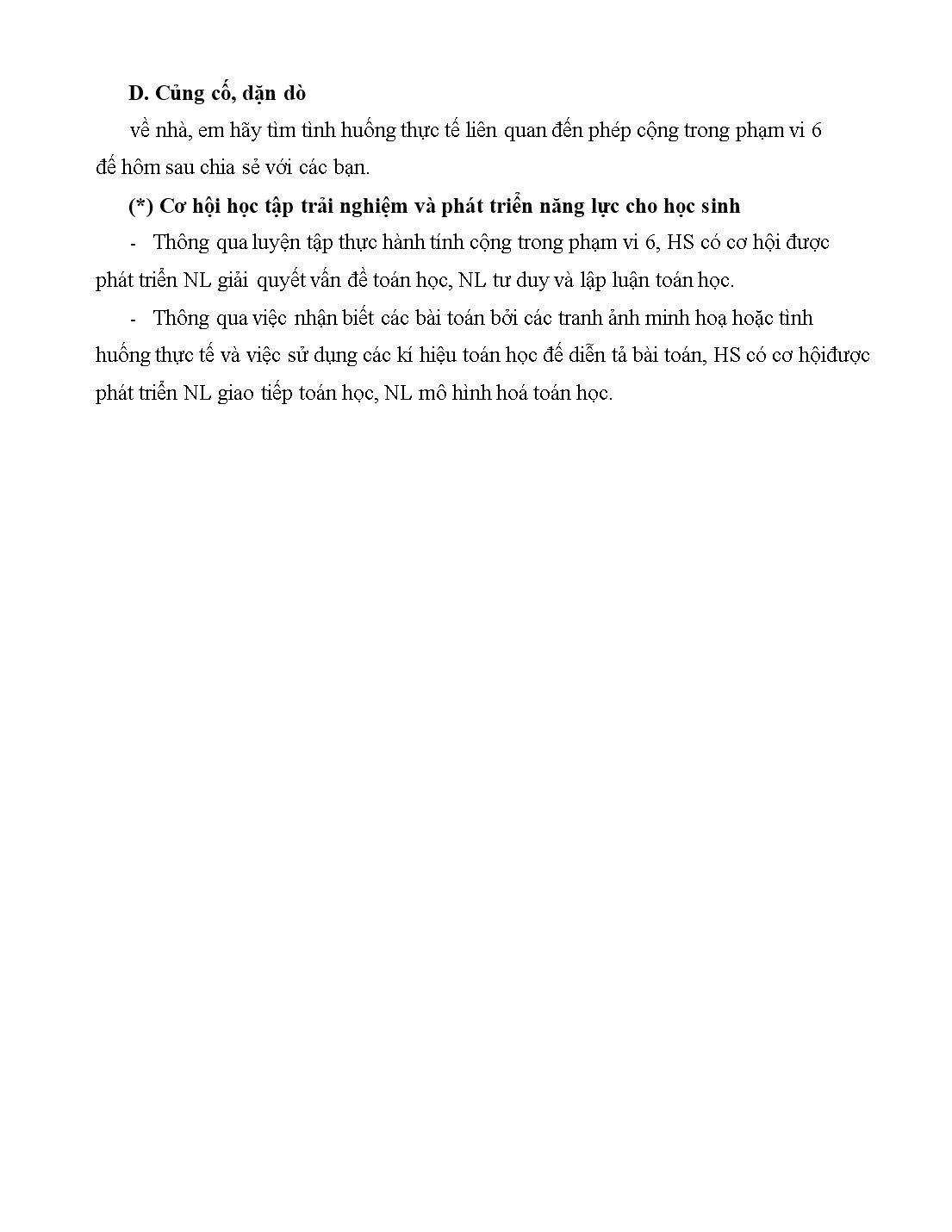 Giáo án môn Toán Lớp 1 (Cánh diều) - Bài 18: Luyện tập trang 3