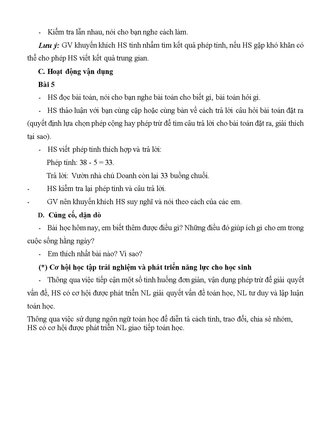 Giáo án môn Toán Lớp 1 (Cánh diều) - Bài 65: Luyện tập trang 3