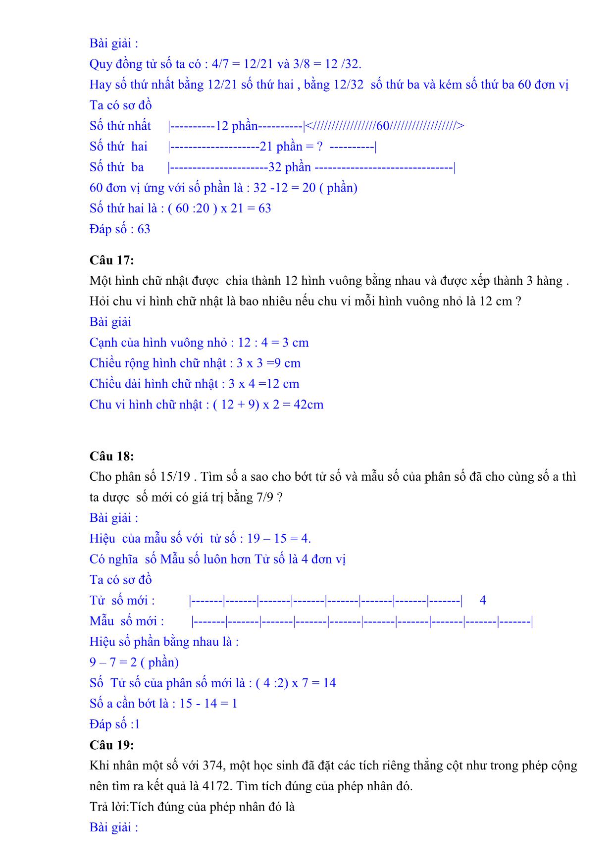 Tuyển tập các bài toán hay luyện thi Violympic Lớp 5 trang 5