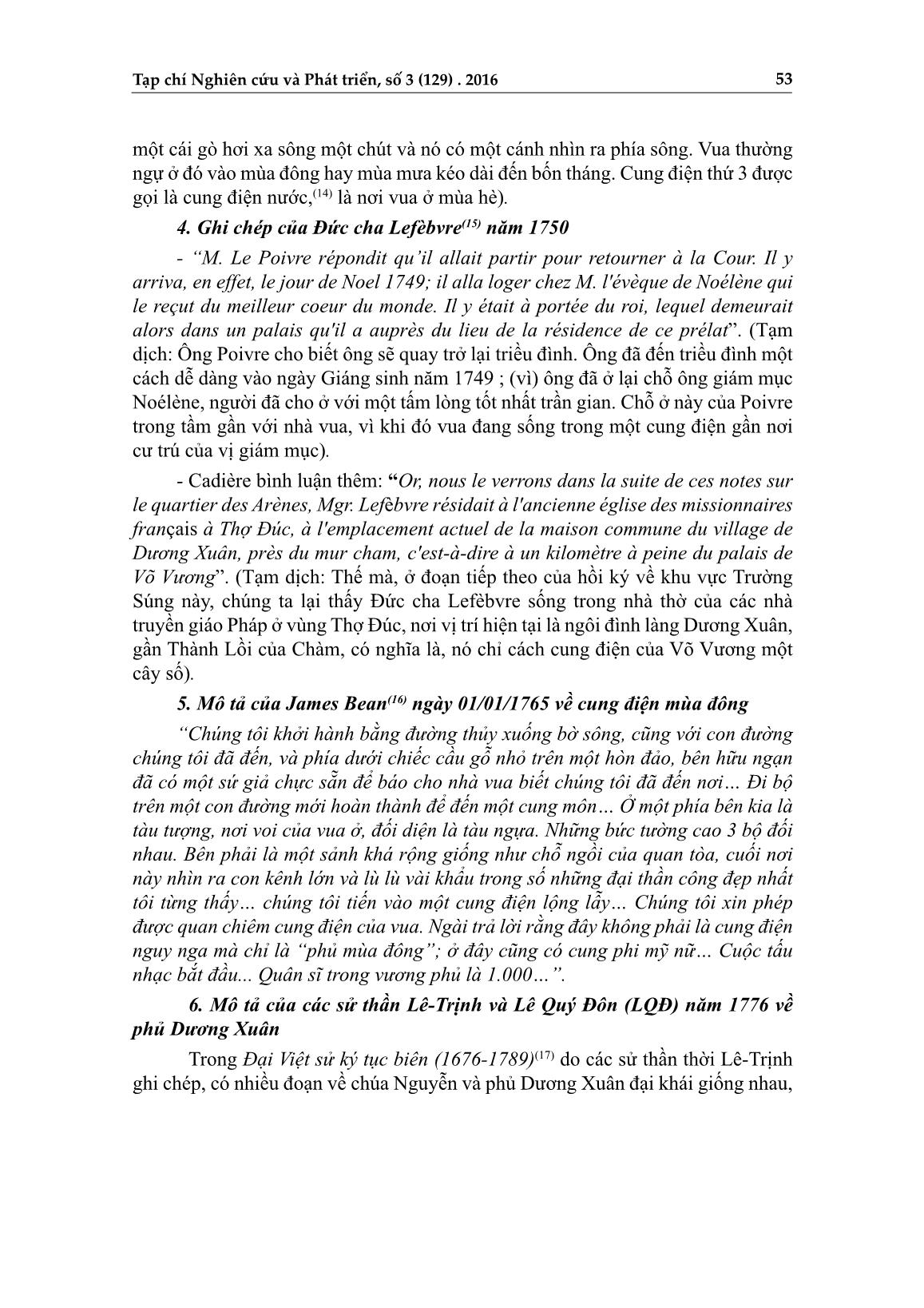 Về phủ Dương Xuân của chúa Nguyễn trang 4