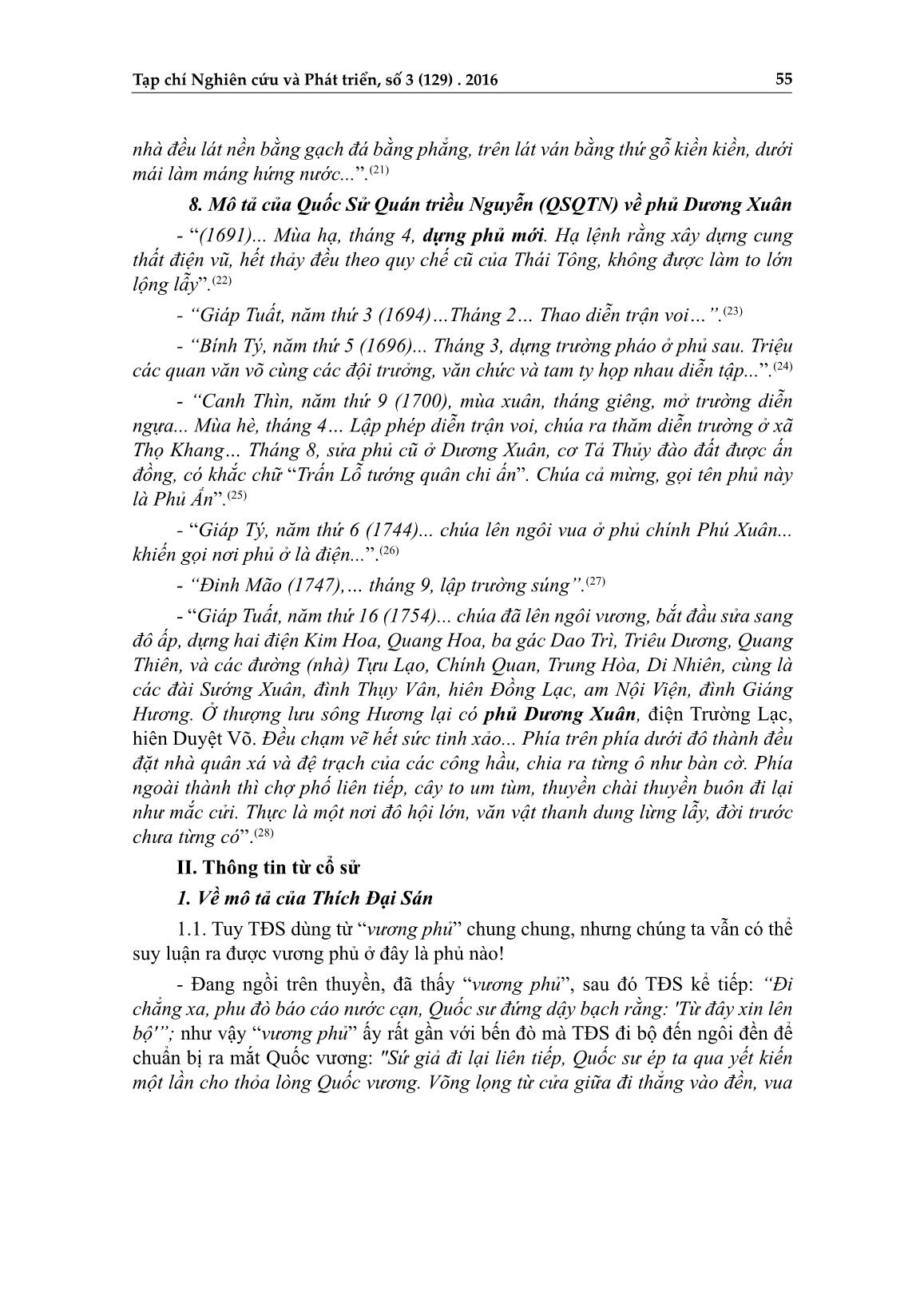 Về phủ Dương Xuân của chúa Nguyễn trang 6