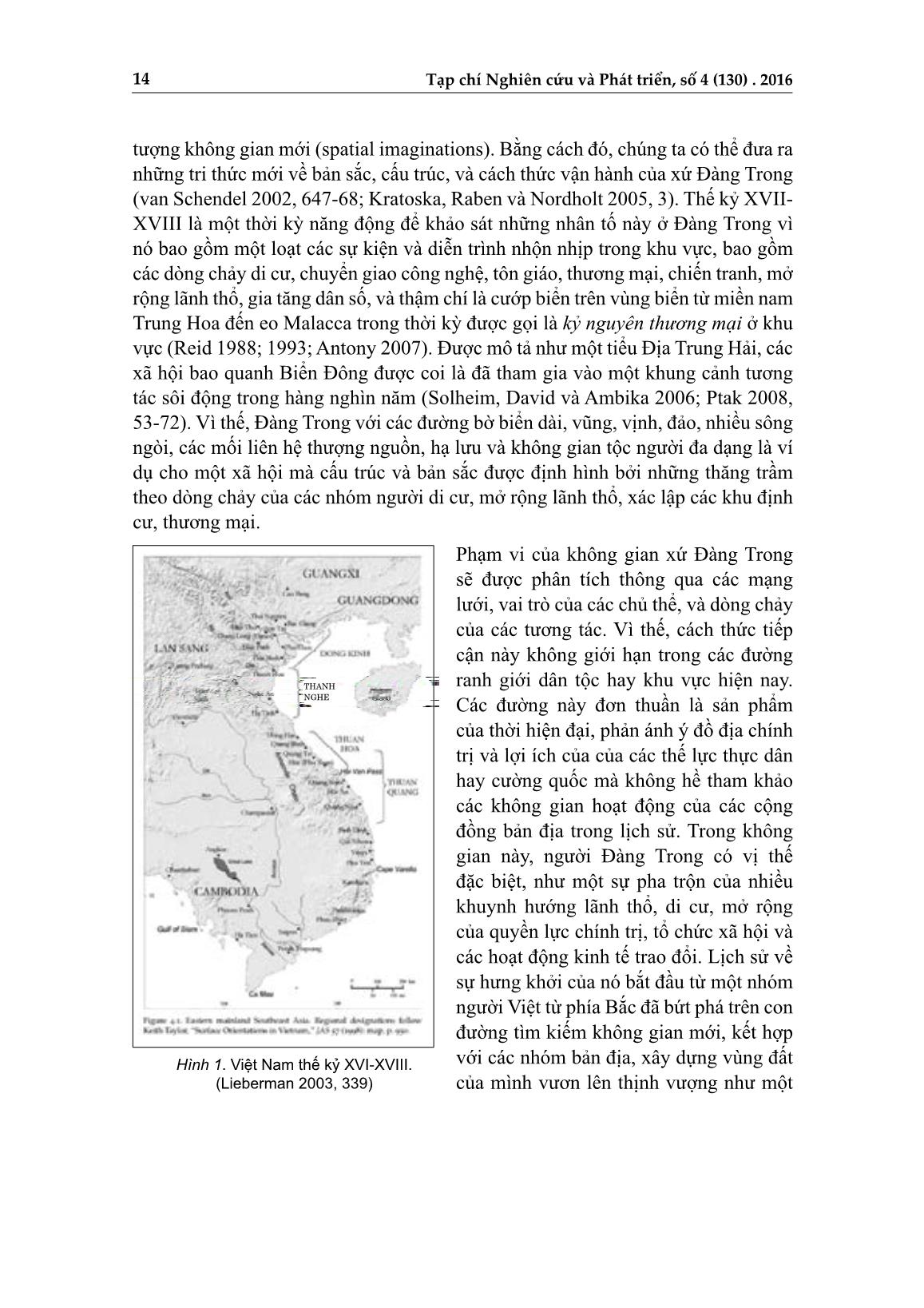 Tái định vị xứ Đàng trong trong không gian Đông Á và Đông Nam Á, thế kỷ XVI-XVIII trang 3