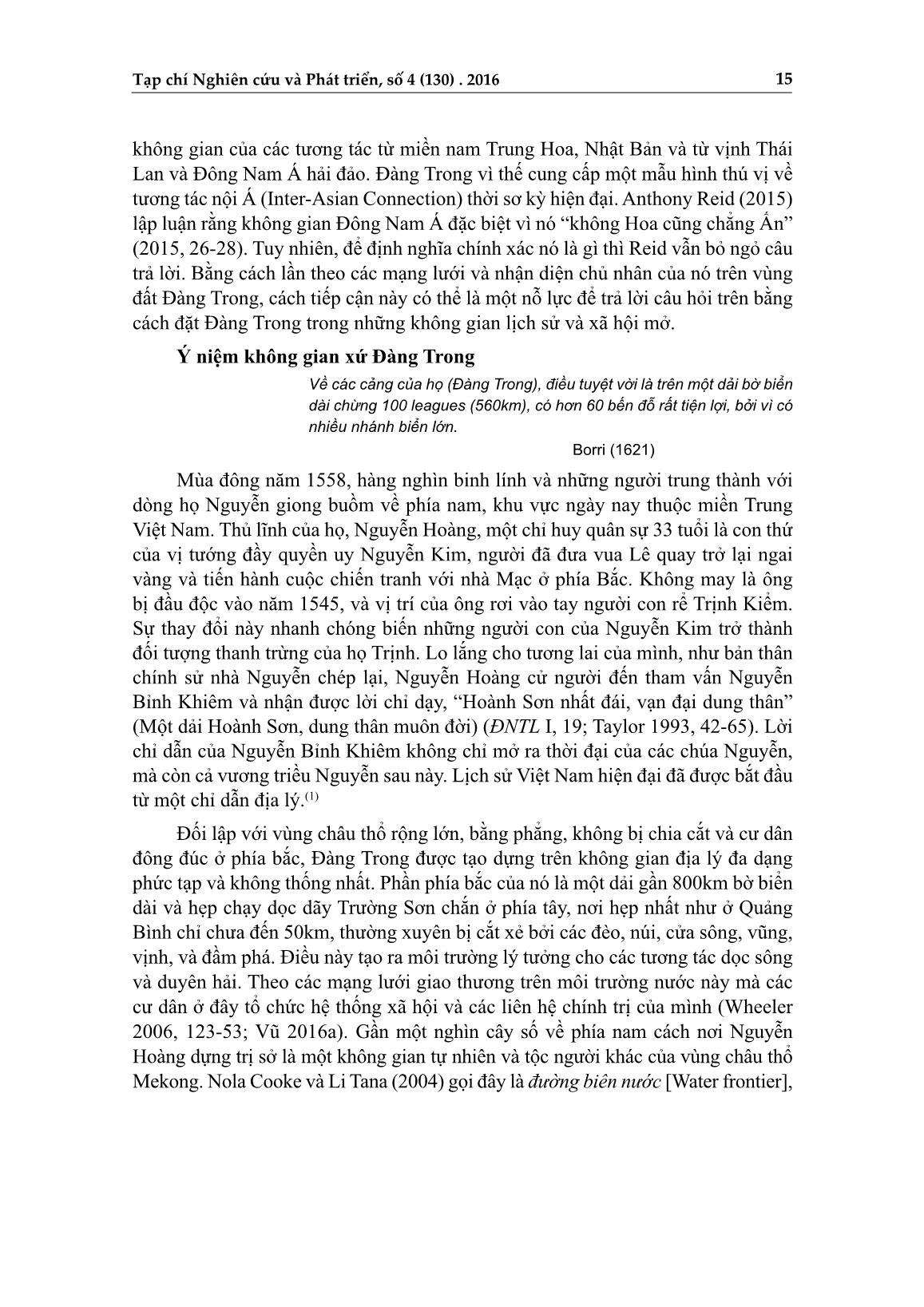 Tái định vị xứ Đàng trong trong không gian Đông Á và Đông Nam Á, thế kỷ XVI-XVIII trang 4