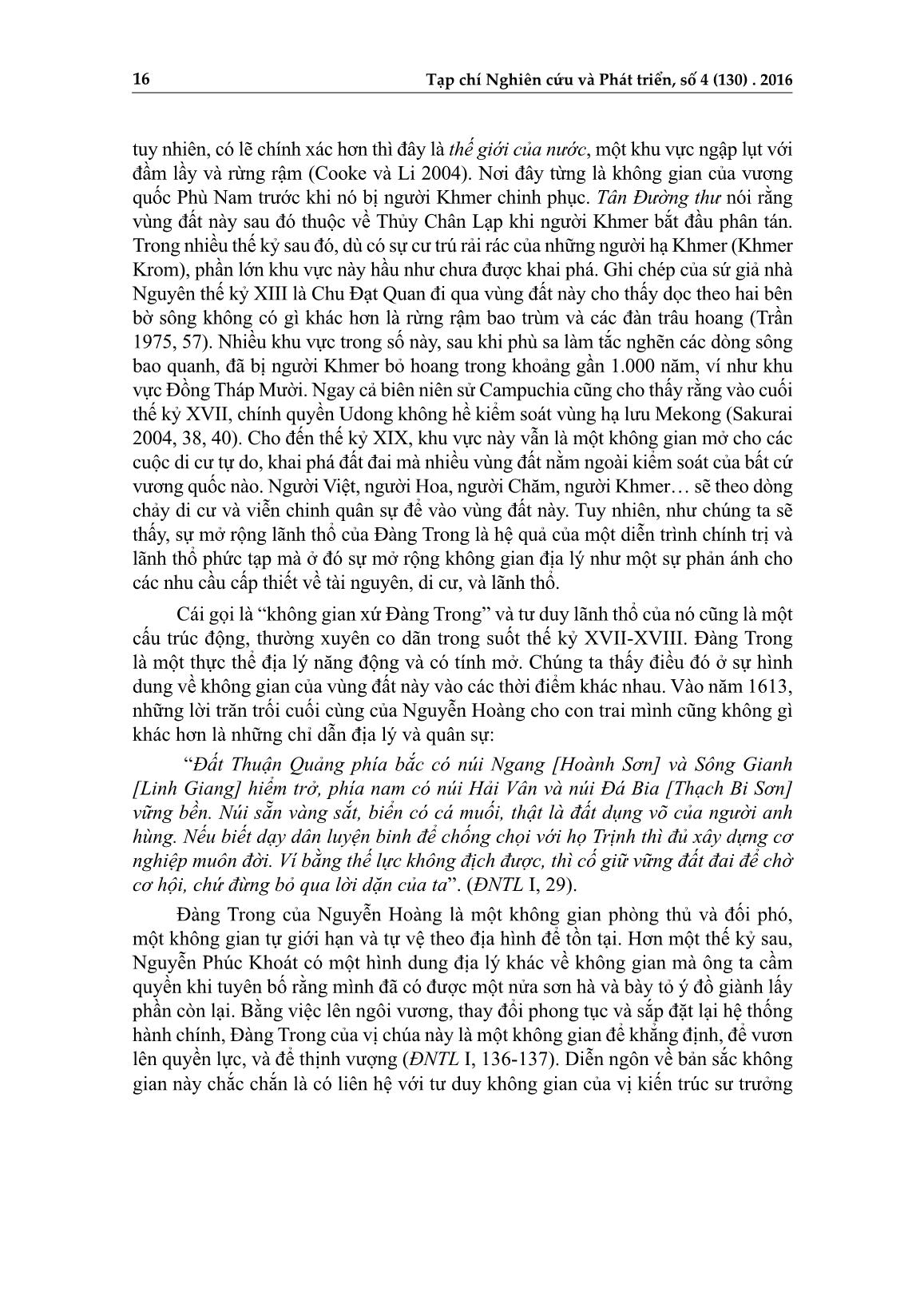Tái định vị xứ Đàng trong trong không gian Đông Á và Đông Nam Á, thế kỷ XVI-XVIII trang 5