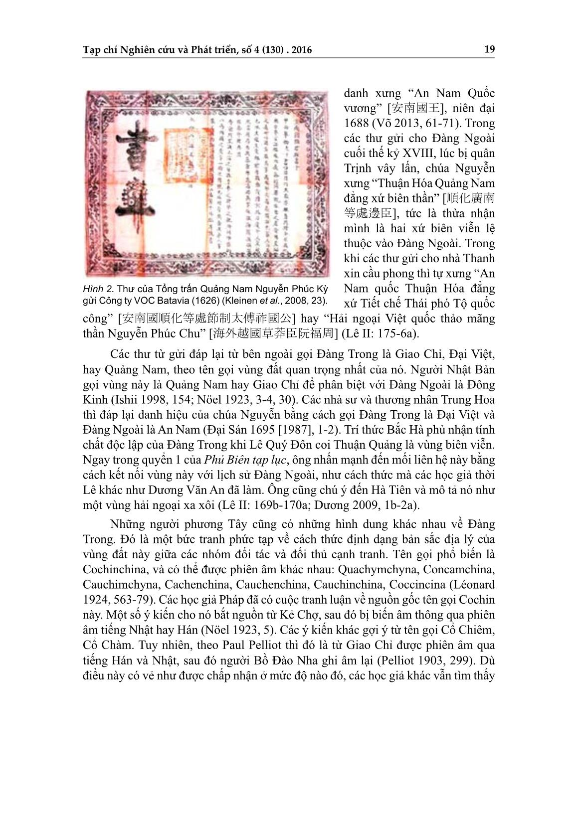 Tái định vị xứ Đàng trong trong không gian Đông Á và Đông Nam Á, thế kỷ XVI-XVIII trang 8