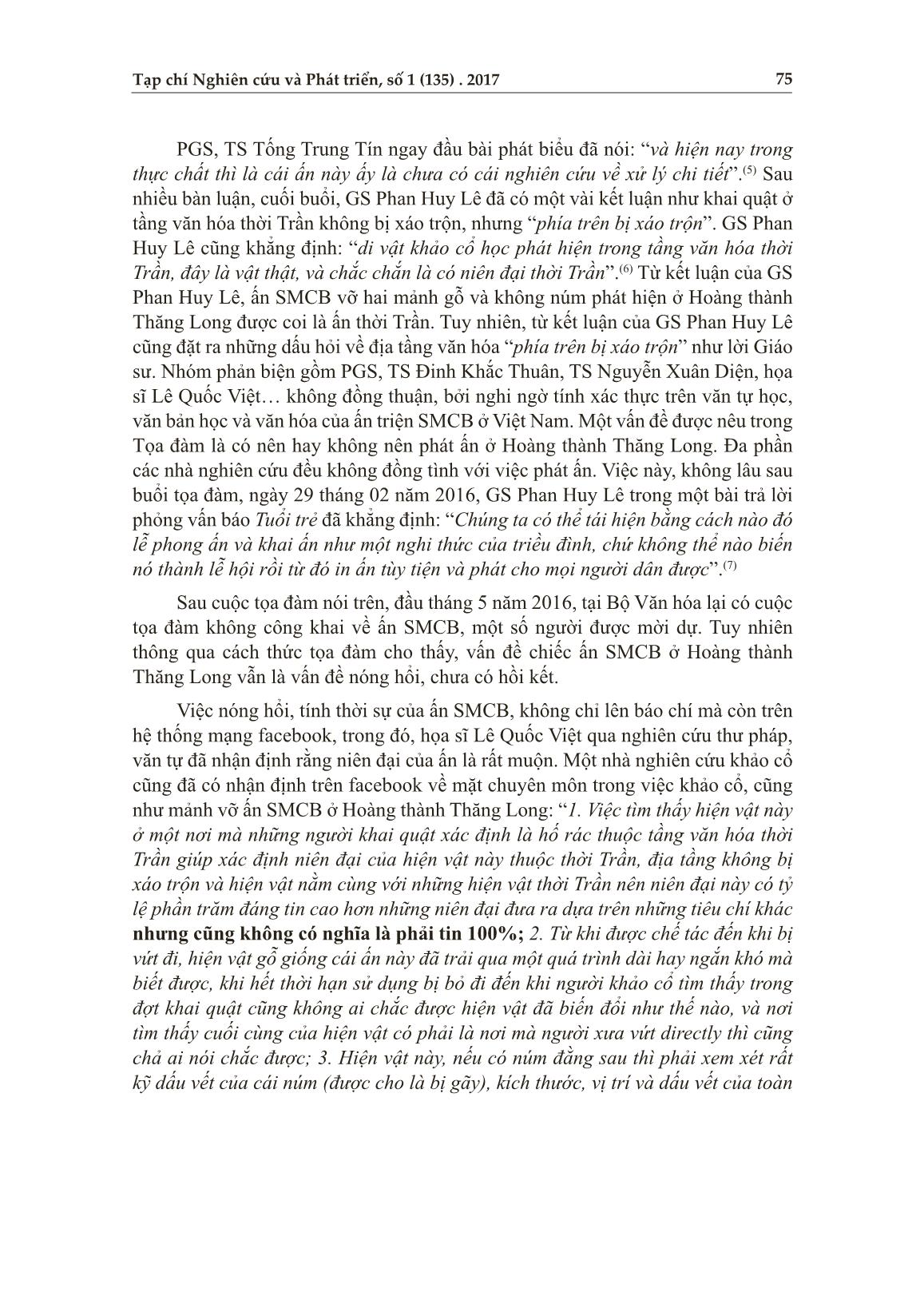 Ấn “sắc mệnh chi bảo” ở Hoàng thành Thăng Long và trào lưu phát ấn đương đại trang 2
