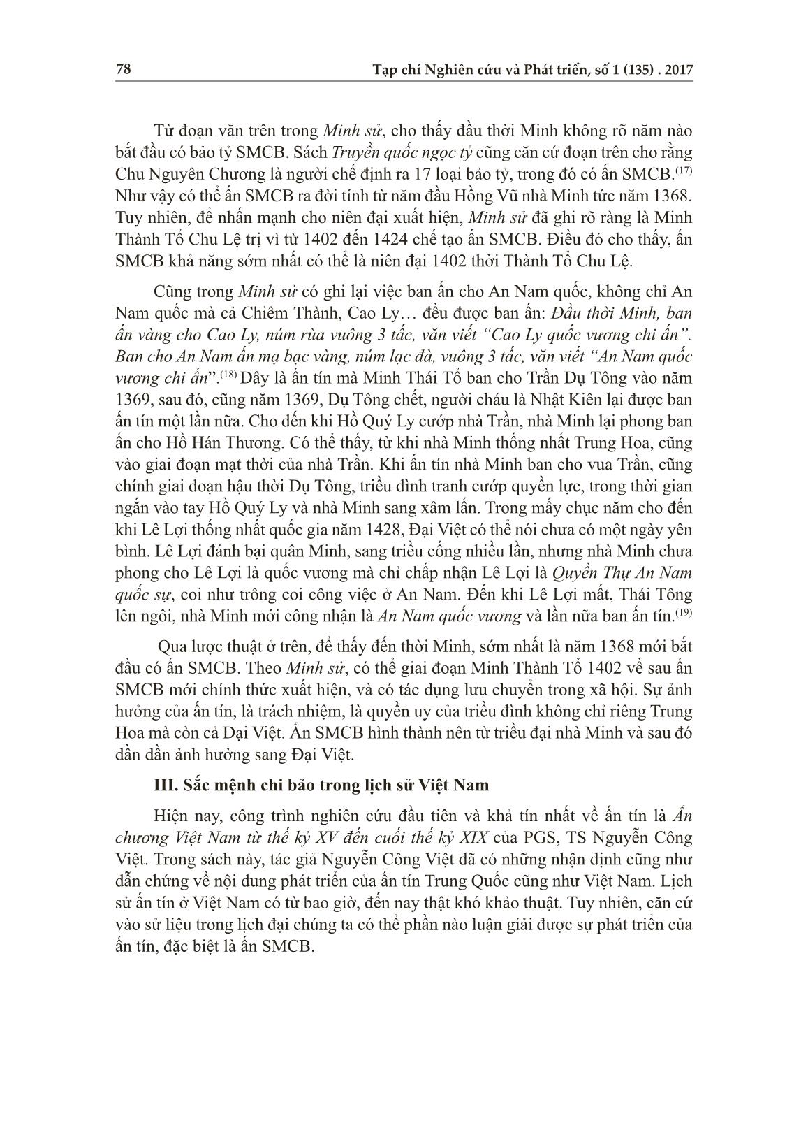 Ấn “sắc mệnh chi bảo” ở Hoàng thành Thăng Long và trào lưu phát ấn đương đại trang 5