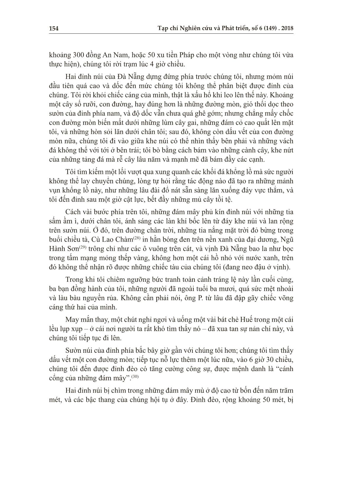 Từ đèo Hải Vân đến sông An Cựu - Huế năm 1876 trang 7