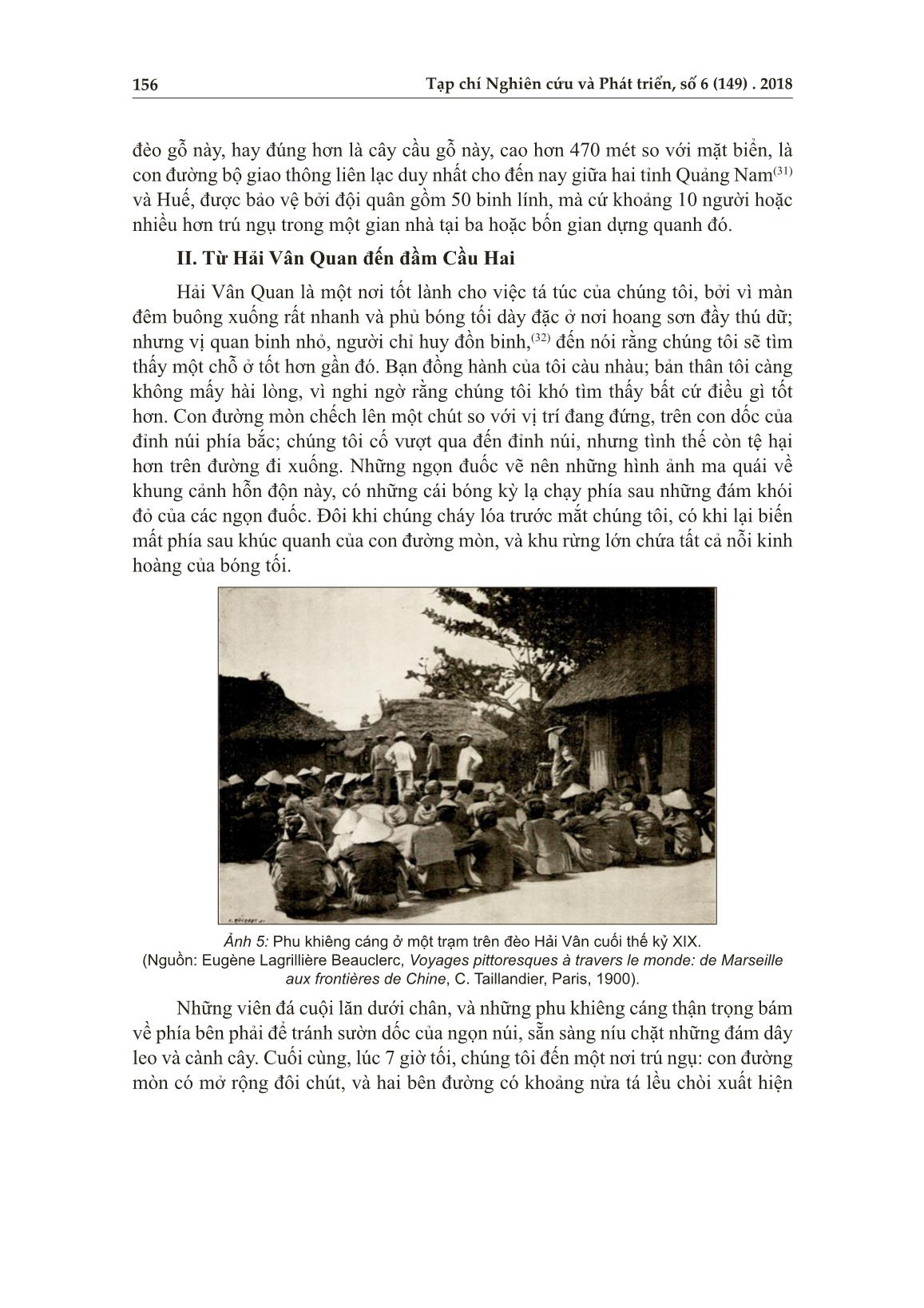 Từ đèo Hải Vân đến sông An Cựu - Huế năm 1876 trang 9
