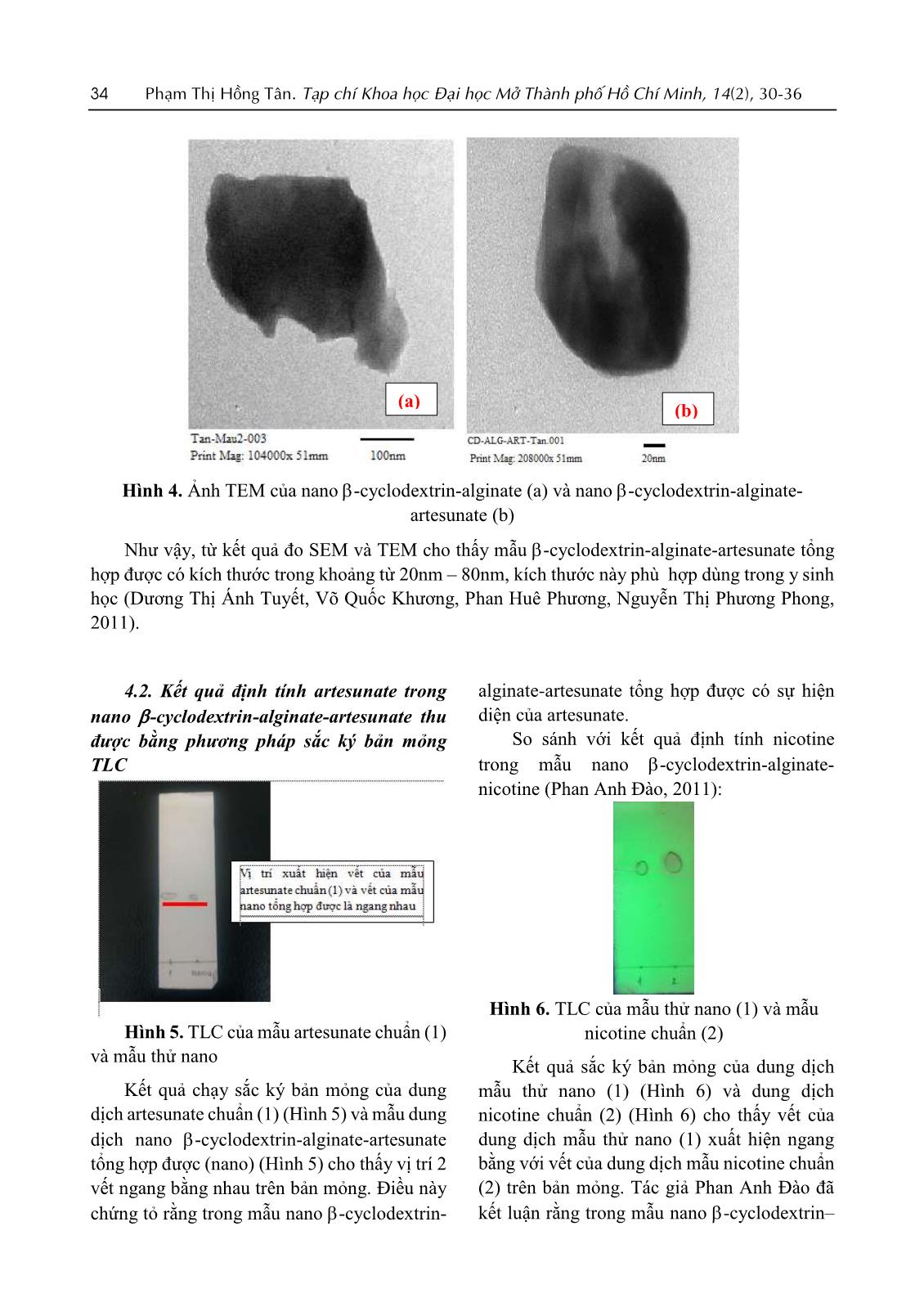 Tổng hợp Nano Artesunate ứng dụng trong y sinh học trang 5