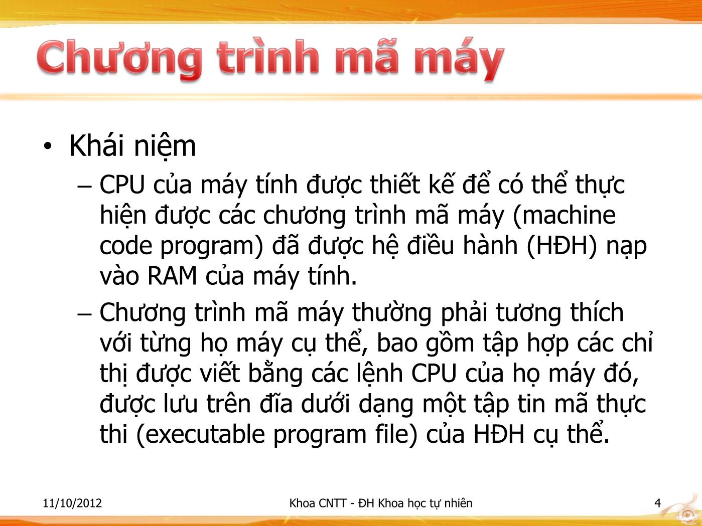 Bài giảng Lập trình - Bài: Giới thiệu tổng quan về lập trình - Phạm Minh Tuấn trang 4