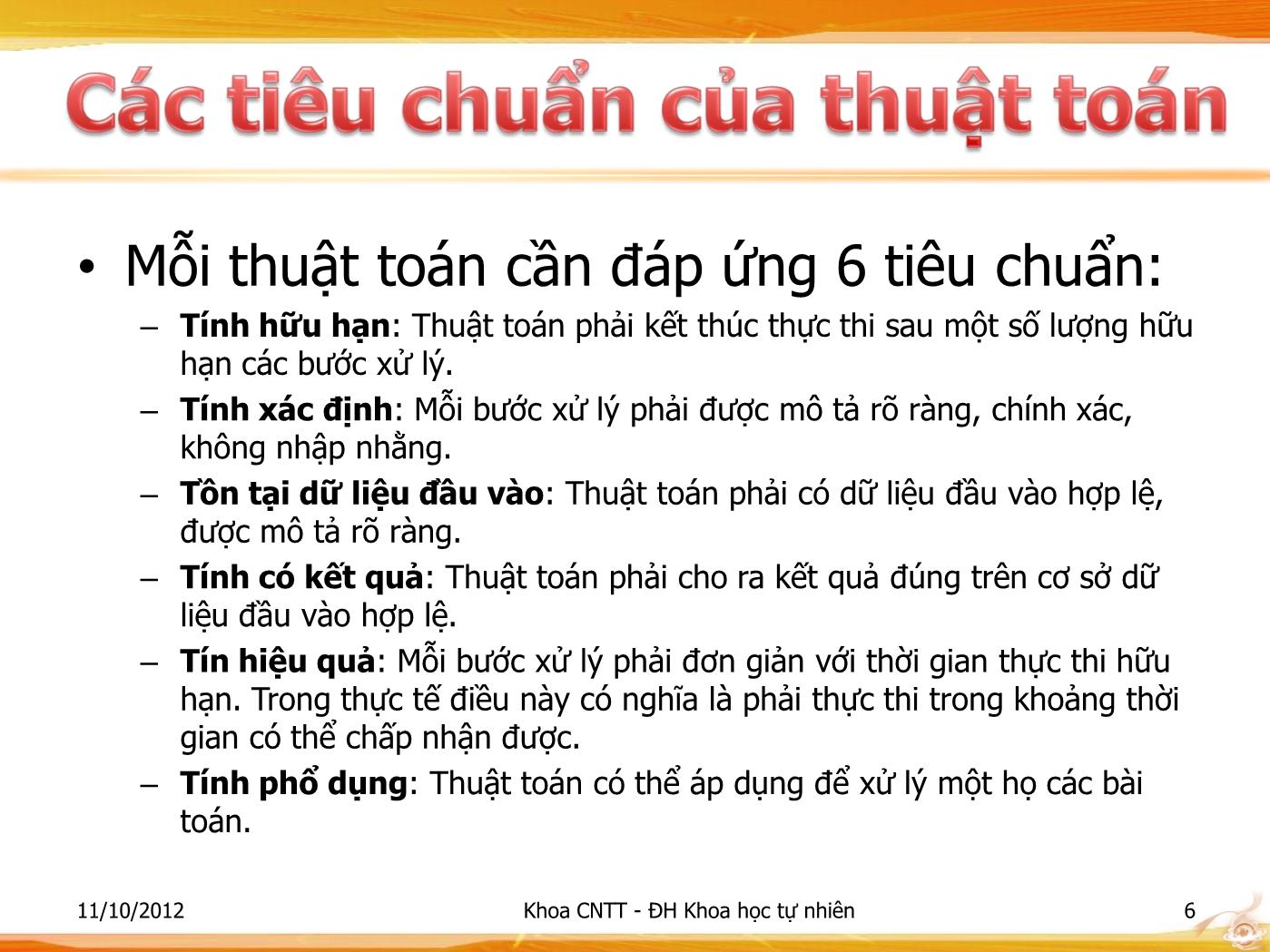 Bài giảng Lập trình - Bài: Giới thiệu về thuật toán - Phạm Minh Tuấn trang 6