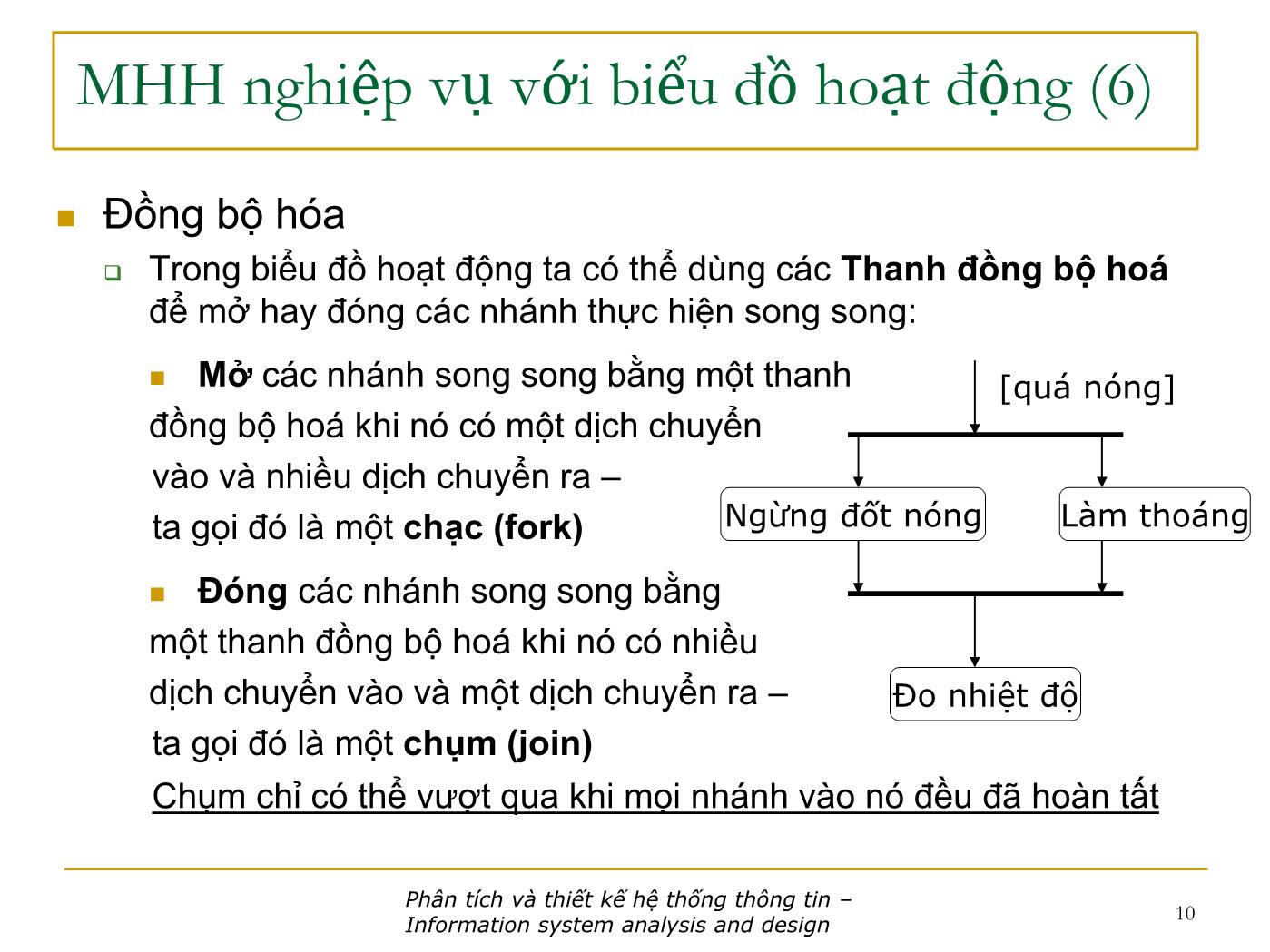 Bài giảng Phân tích và thiết kế hệ thống thông tin - Bài: Phân tích chức năng - Nguyễn Nhật Quang trang 10
