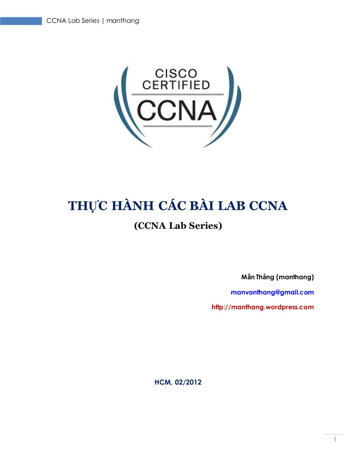 Thực hành các bài Lab CCNA - Mẫn Thắng trang 1