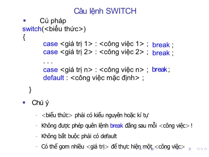 Bài giảng Tin học đại cương - Bài 4: Các cấu trúc điều khiển - Nguyễn Thị Phương Thảo trang 7