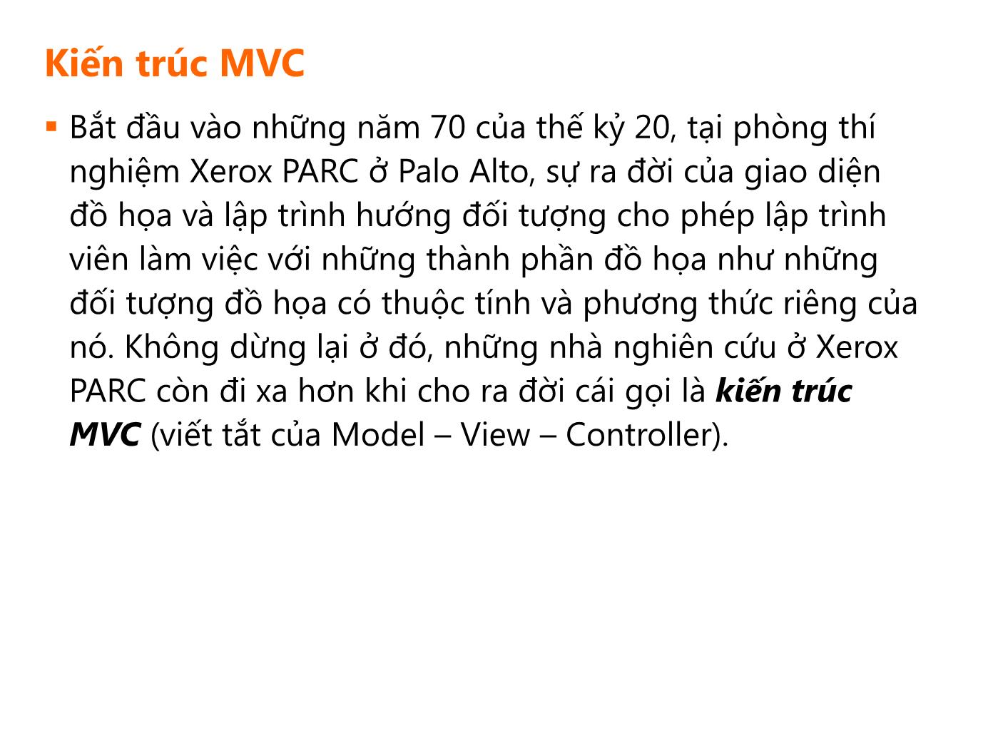 Bài giảng Lập trình Java 3 - Bài 7: Kiến trúc MVC trang 3