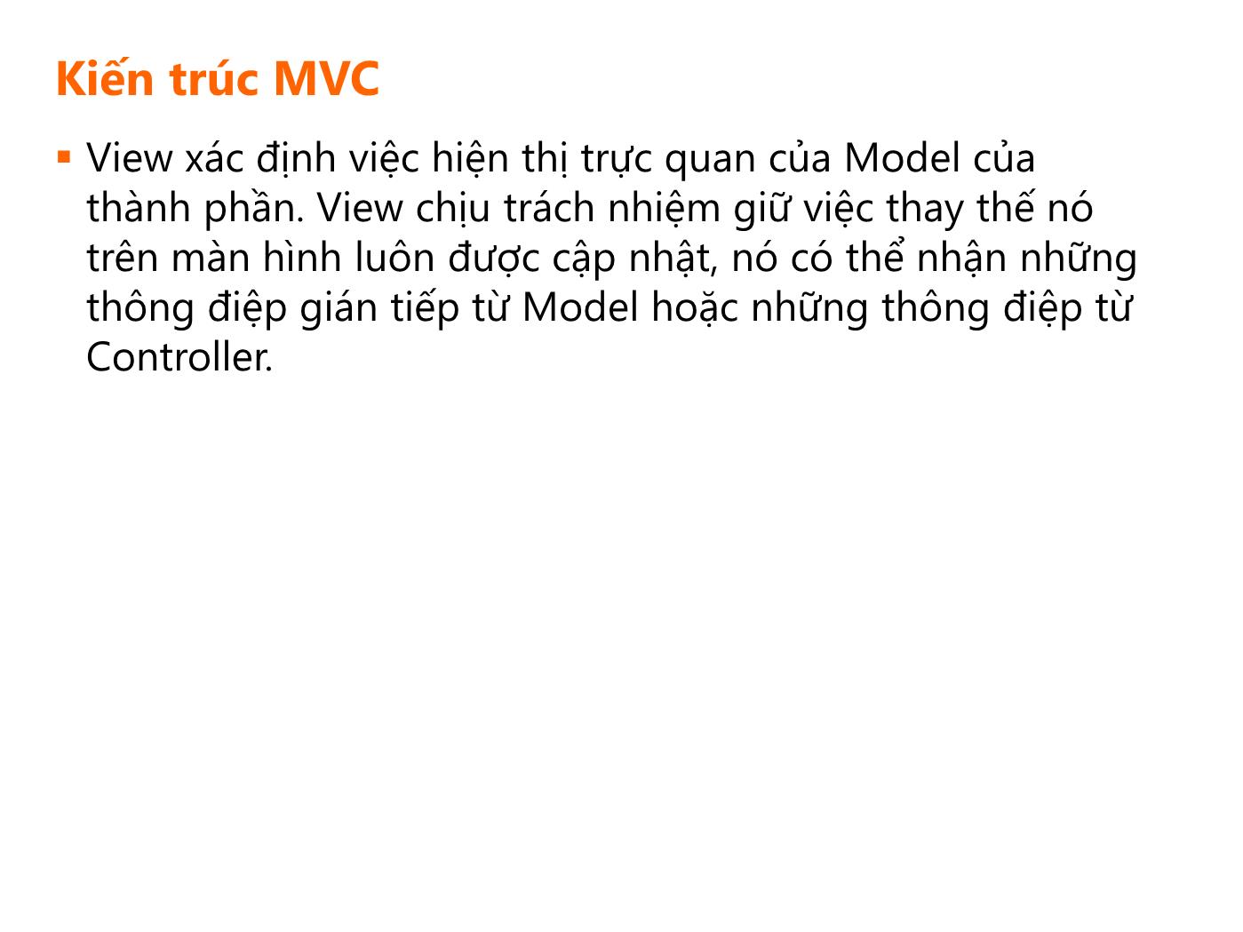 Bài giảng Lập trình Java 3 - Bài 7: Kiến trúc MVC trang 9