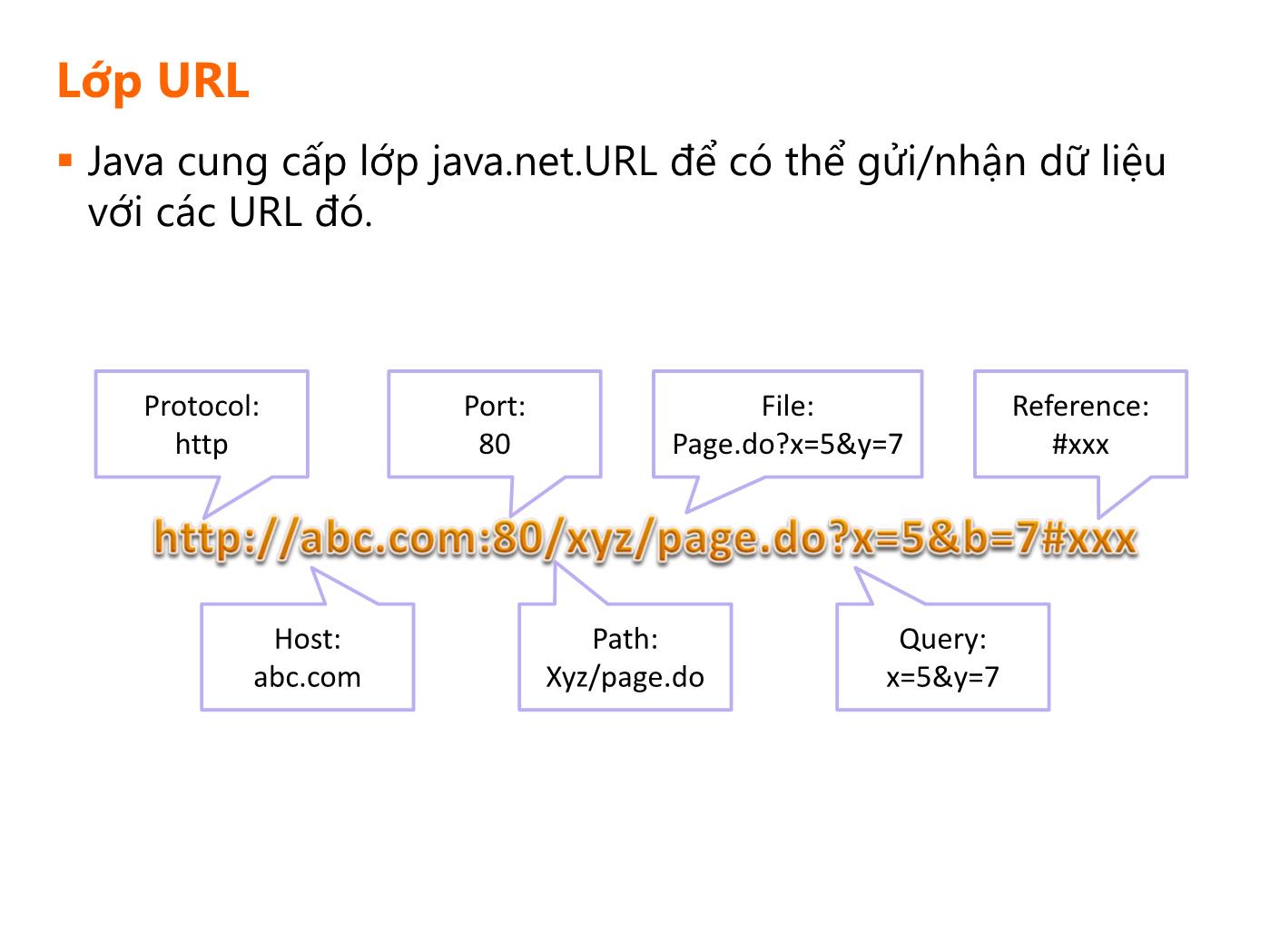 Bài giảng Lập trình Java 3 - Bài 8: Networking trang 4