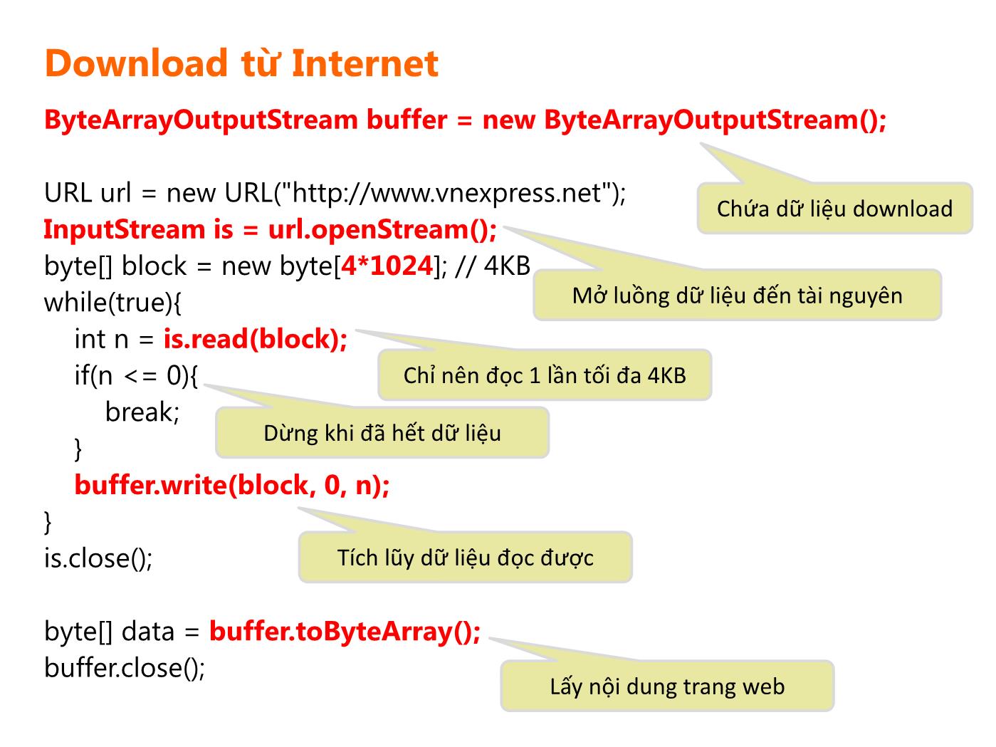 Bài giảng Lập trình Java 3 - Bài 8: Networking trang 7