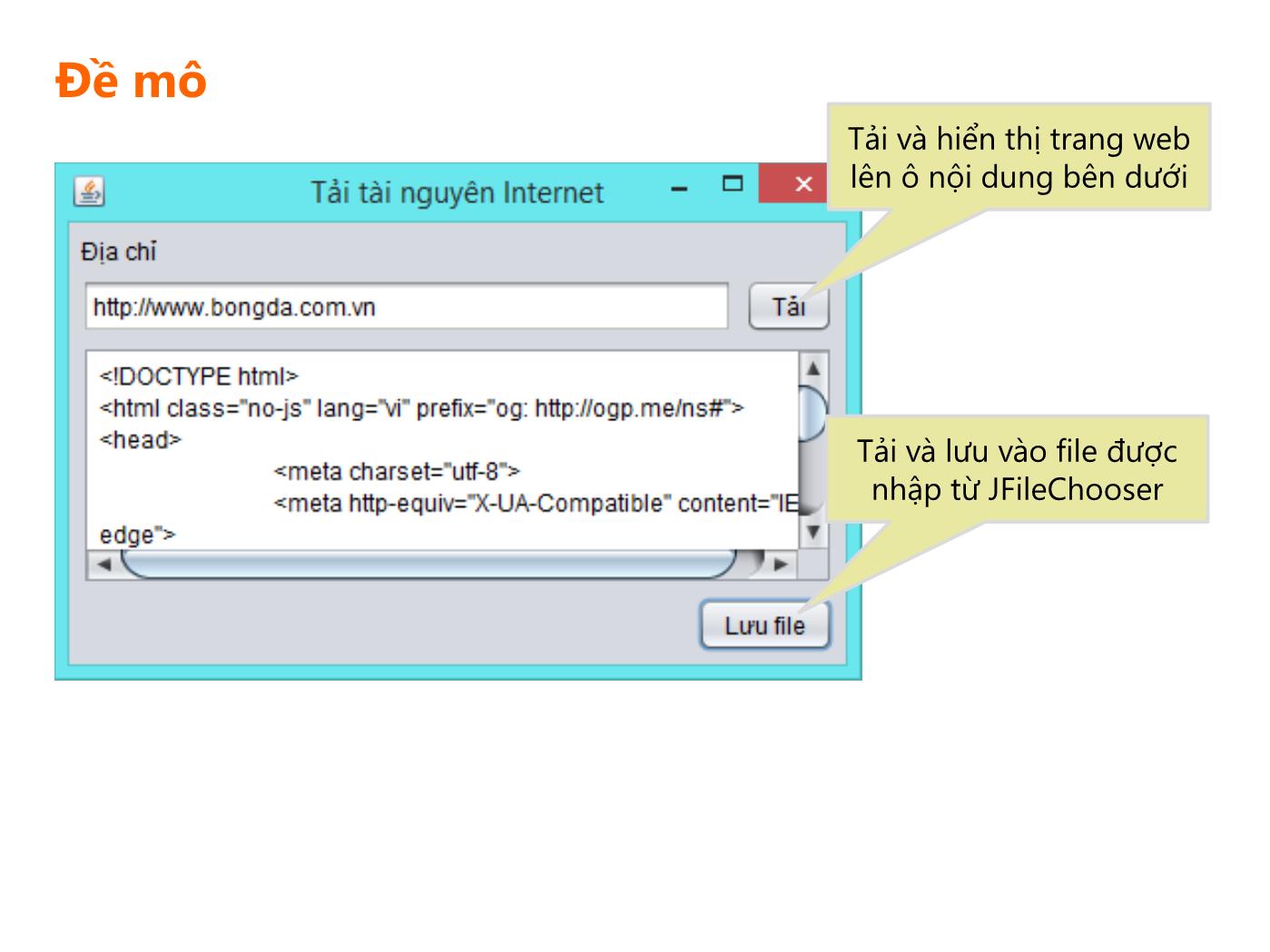 Bài giảng Lập trình Java 3 - Bài 8: Networking trang 8