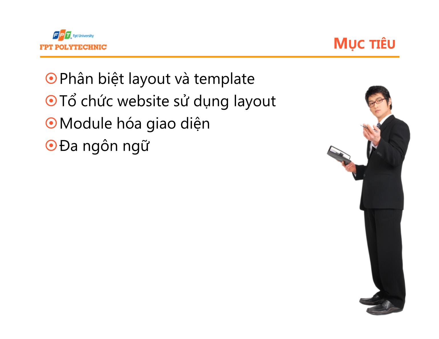 Bài giảng Lập trình Java 5 - Bài 7: Tổ chức giao diện - Trường Đại học FPT trang 2