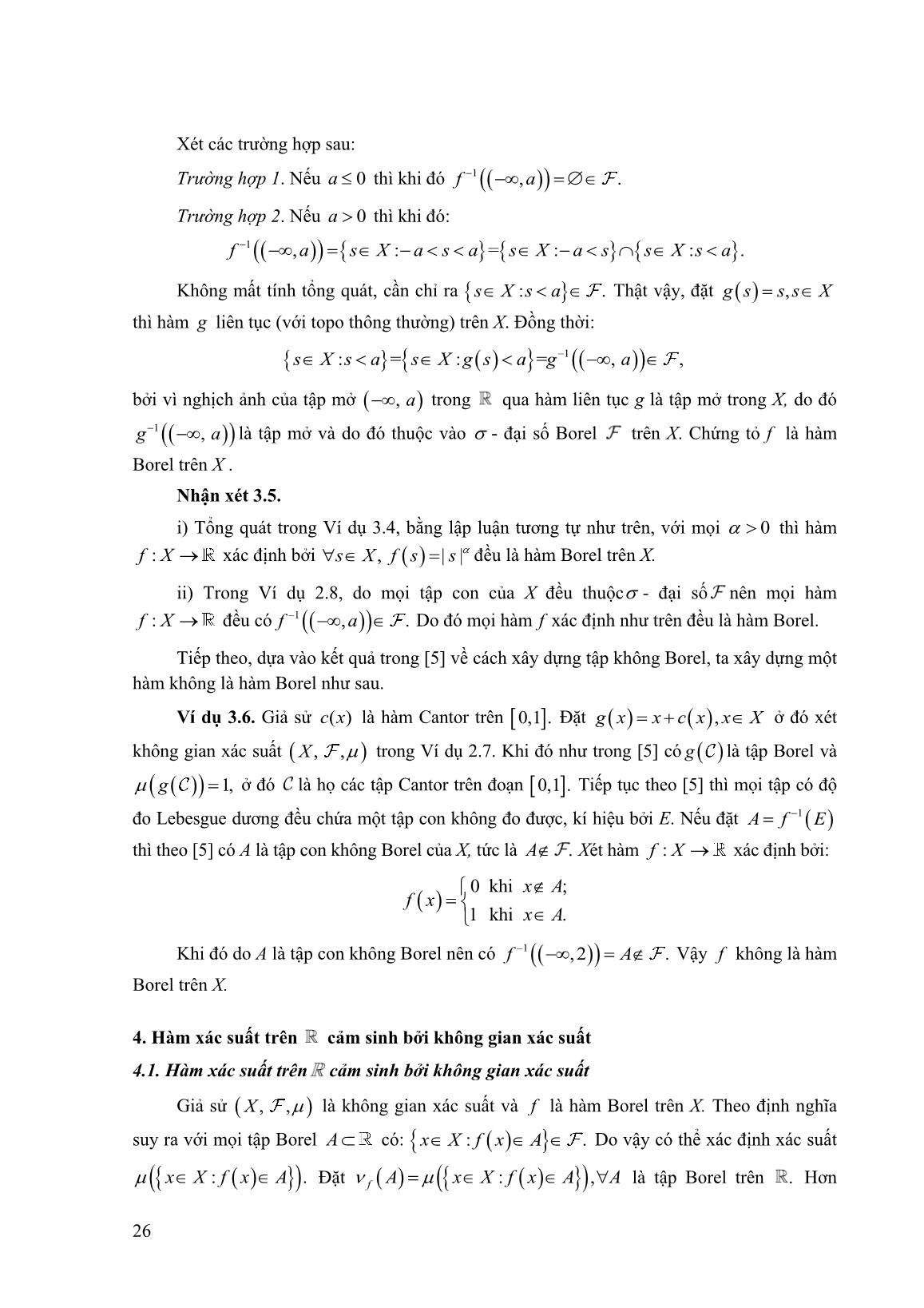 Một số không gian xác suất trên R trang 5