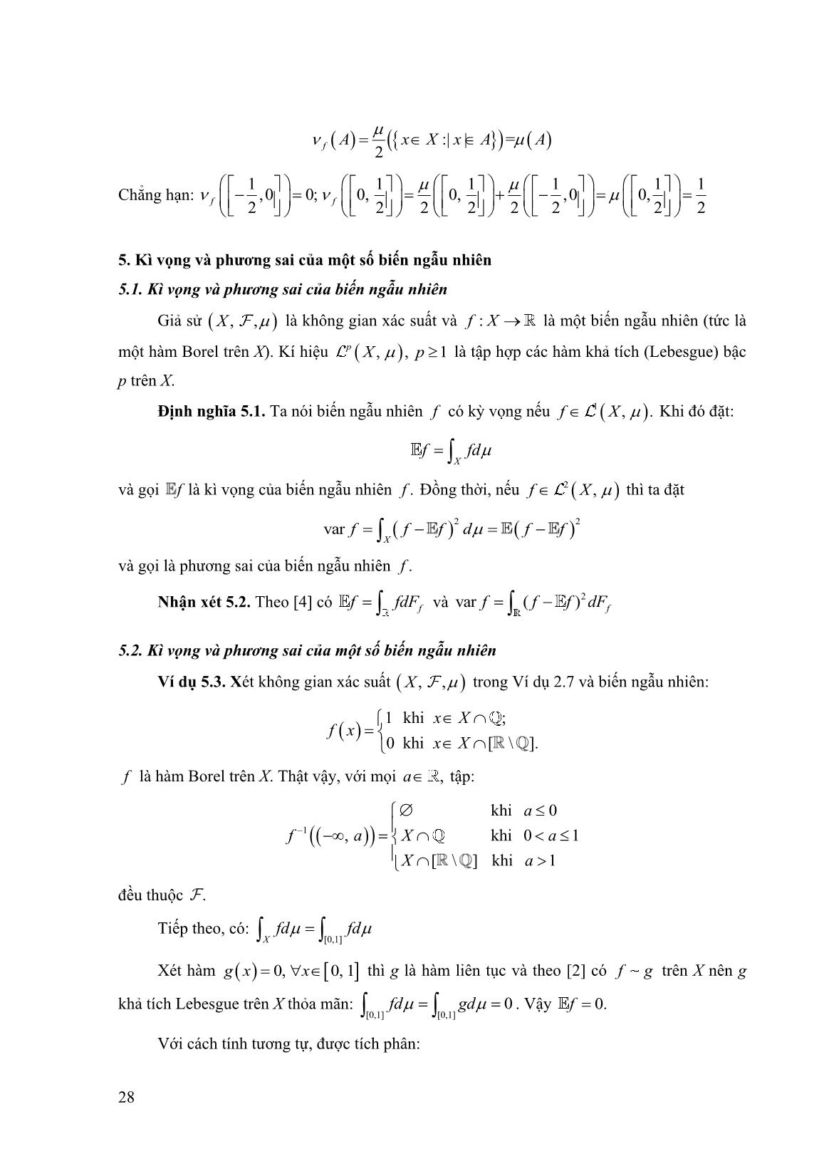 Một số không gian xác suất trên R trang 7