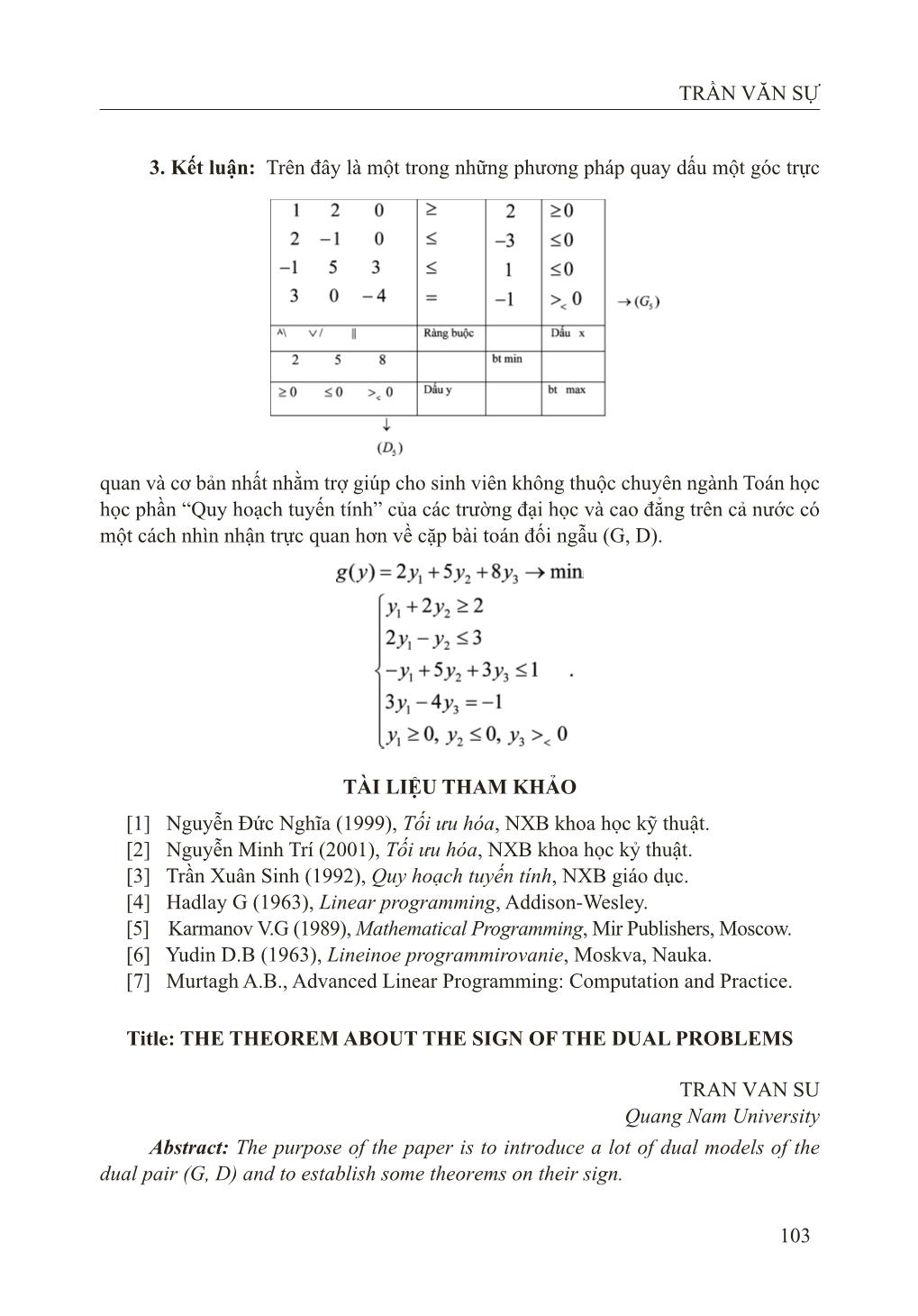 Định lý về dấu của bài toán đối ngẫu trang 7